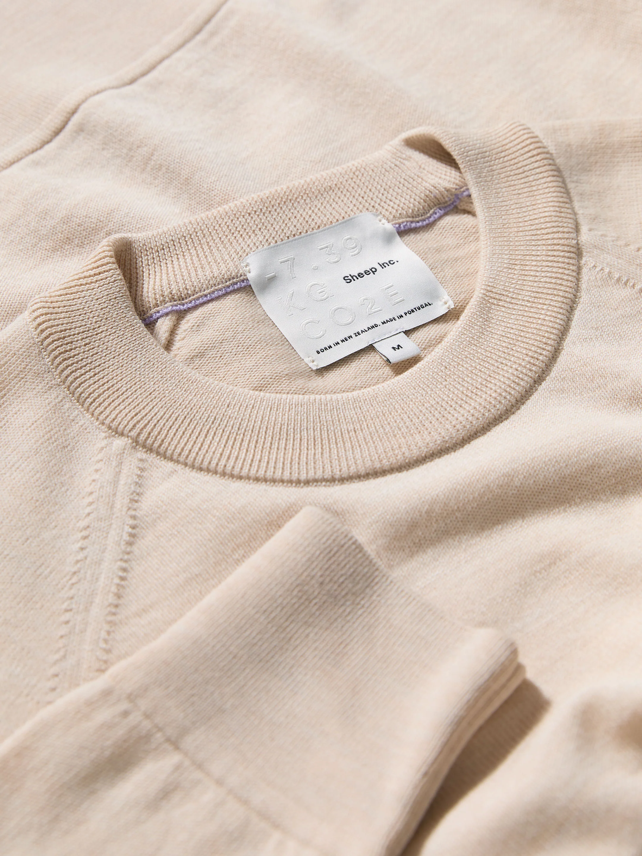 The Crewneck Light - Almond White - Image 4