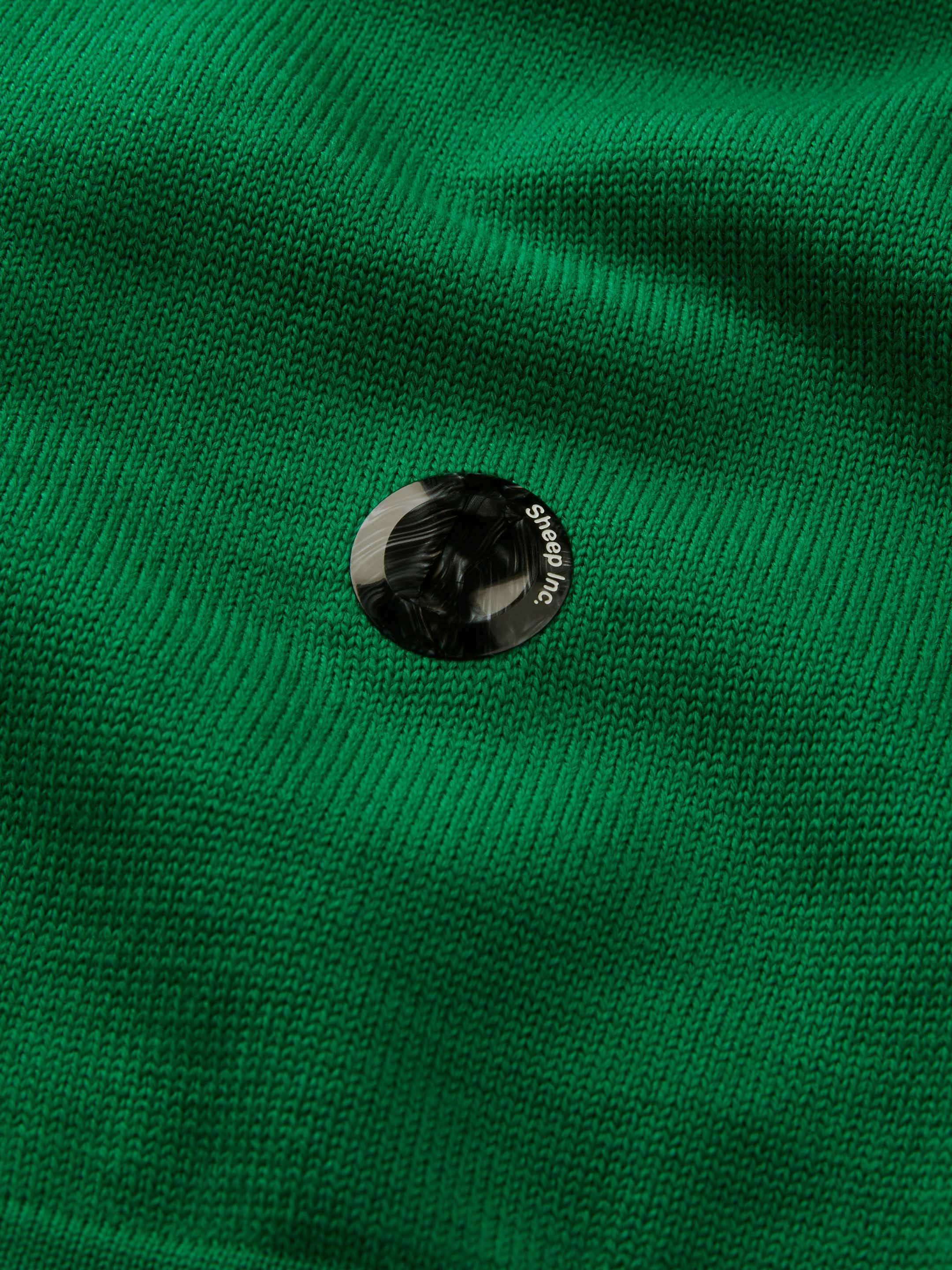 The Boxy Knitted Crewneck - Bottle Green - Image 5