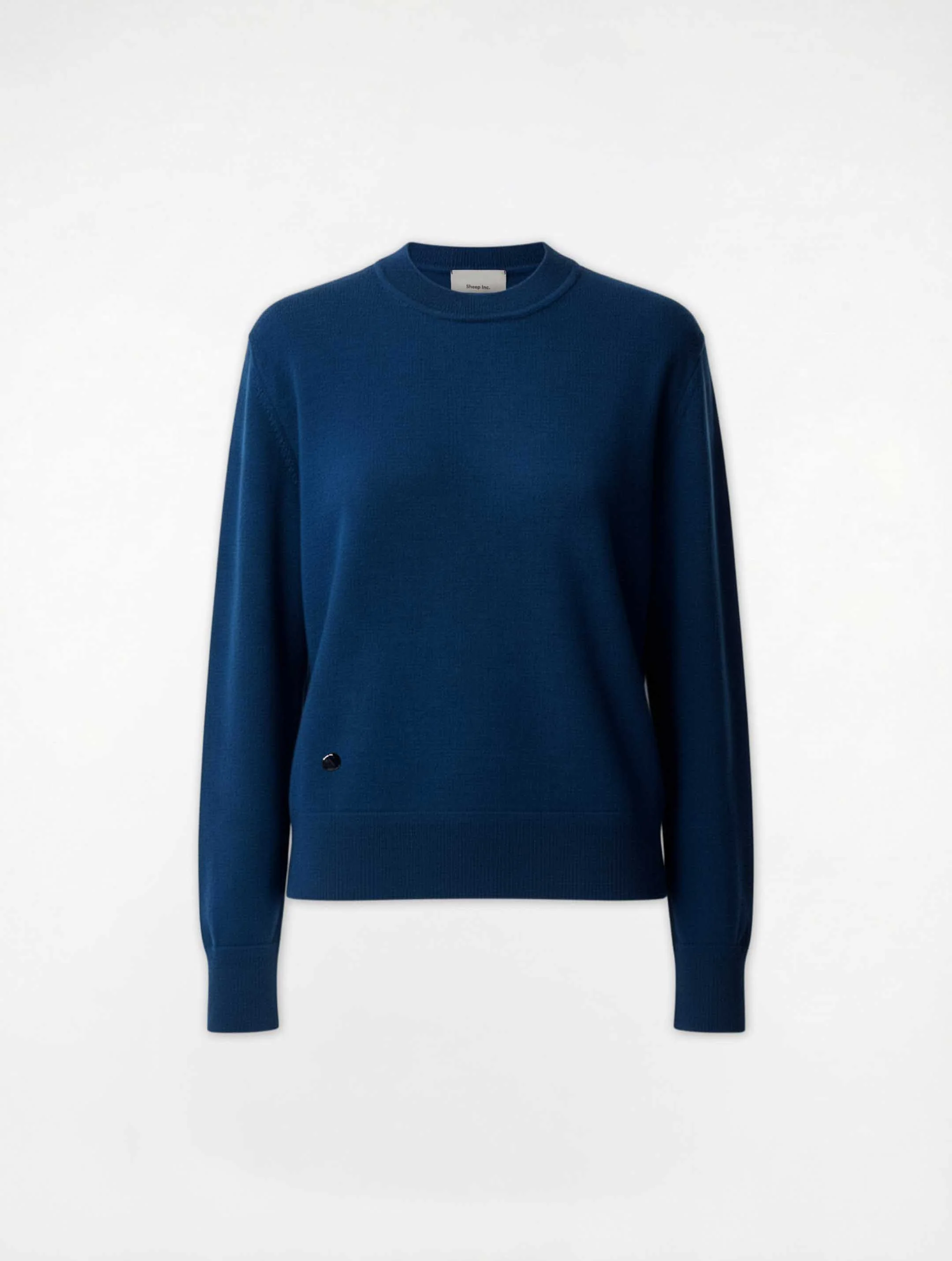 The Boxy Knitted Crewneck - Tasman Blue - Image 5
