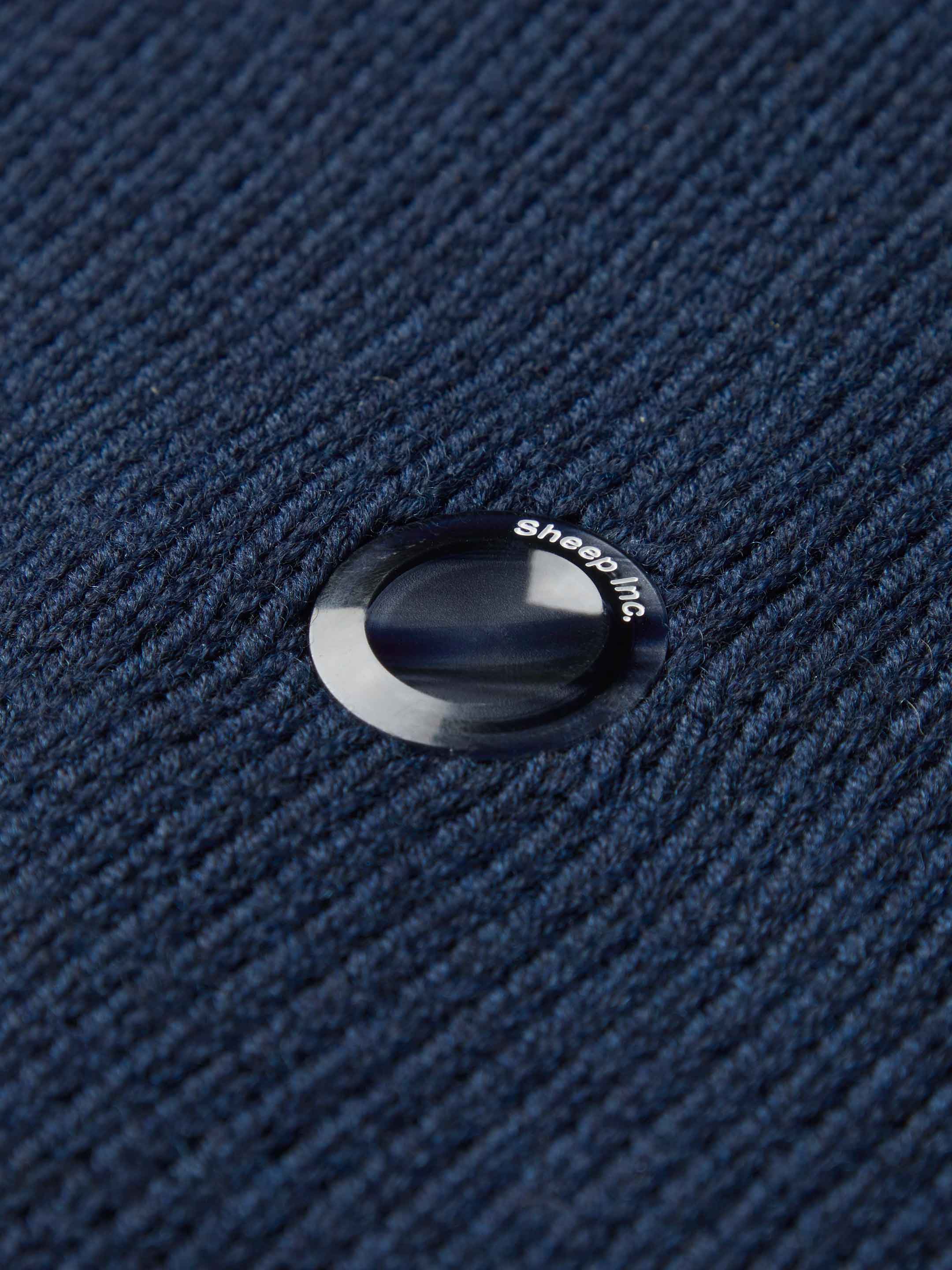 The Chunky Knit Hoodie - Atlantic Blue - Image 6