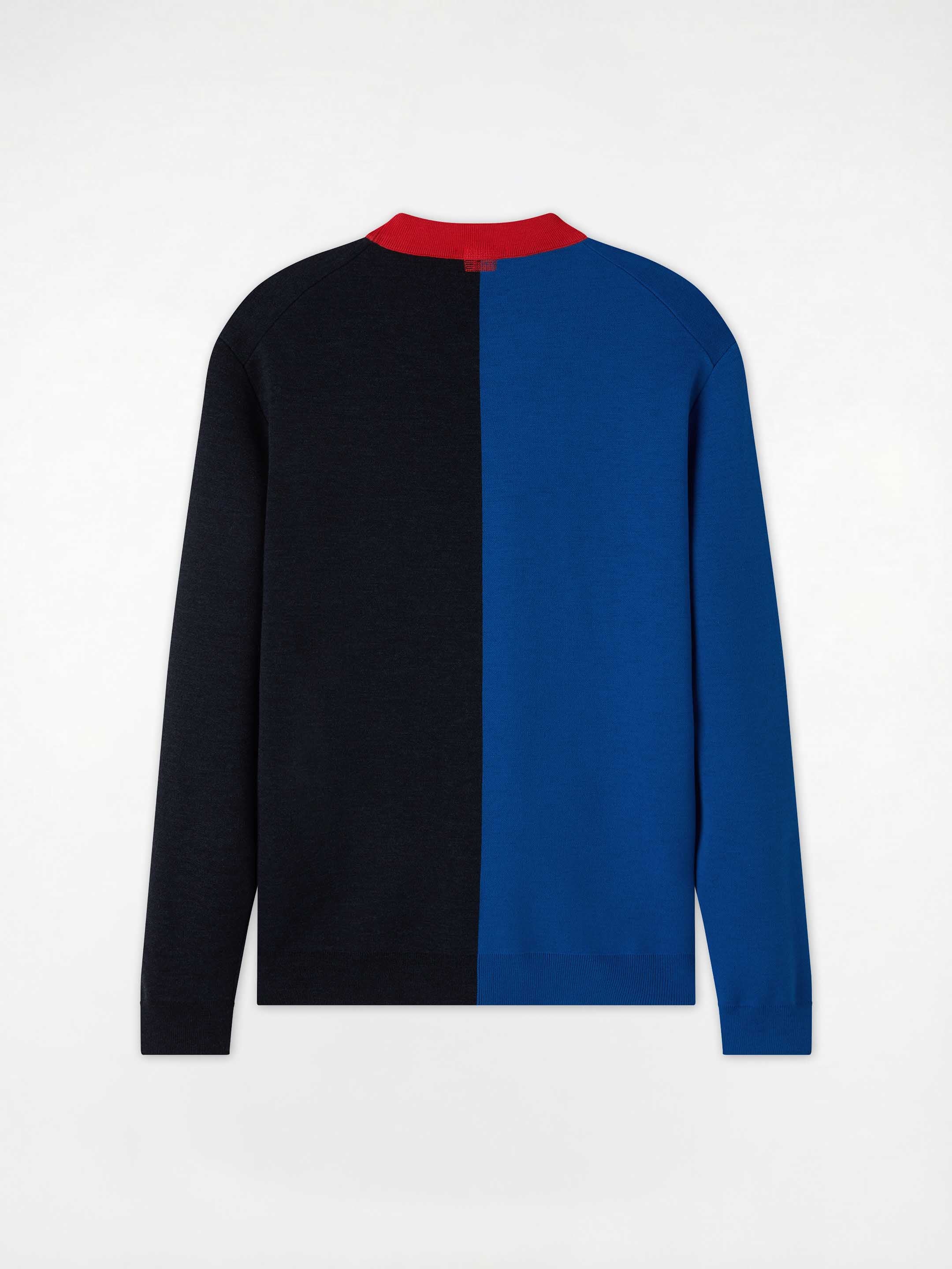 The Colourblock Crewneck - Pacific Blue - Image 8