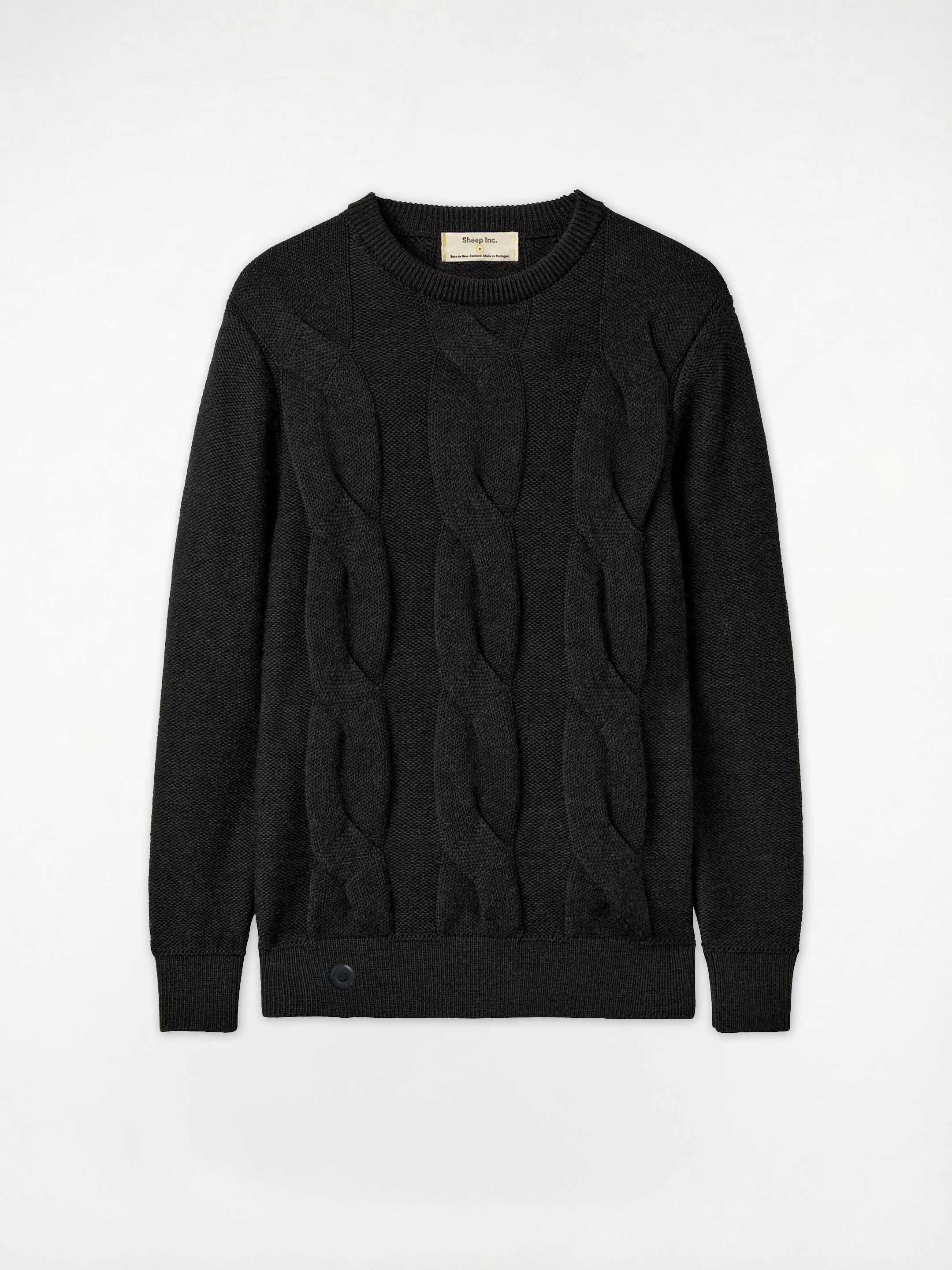 The Cable Knit - Anthracite Black - Image 5
