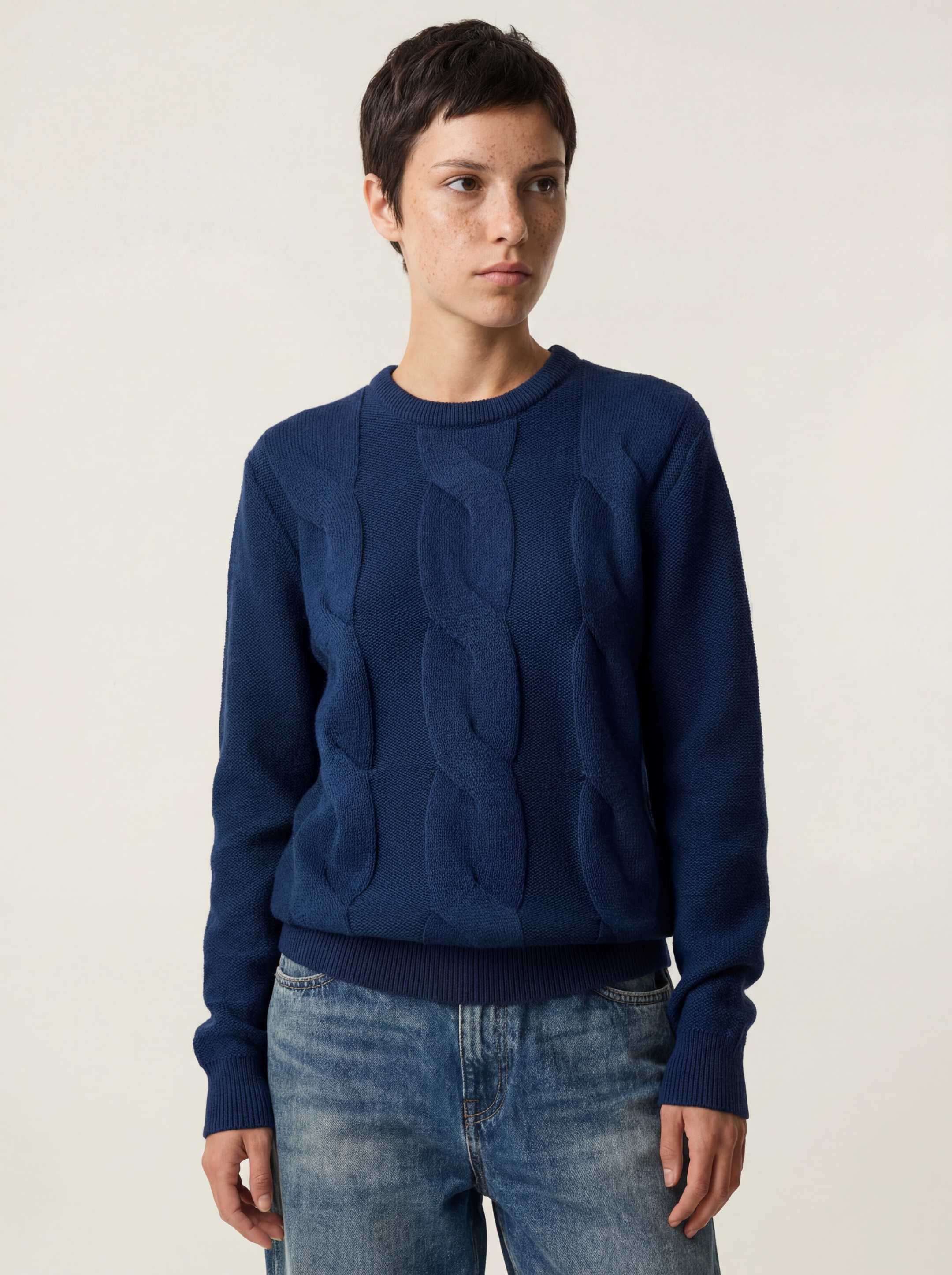 The Cable Knit - Atlantic Blue - Image 4