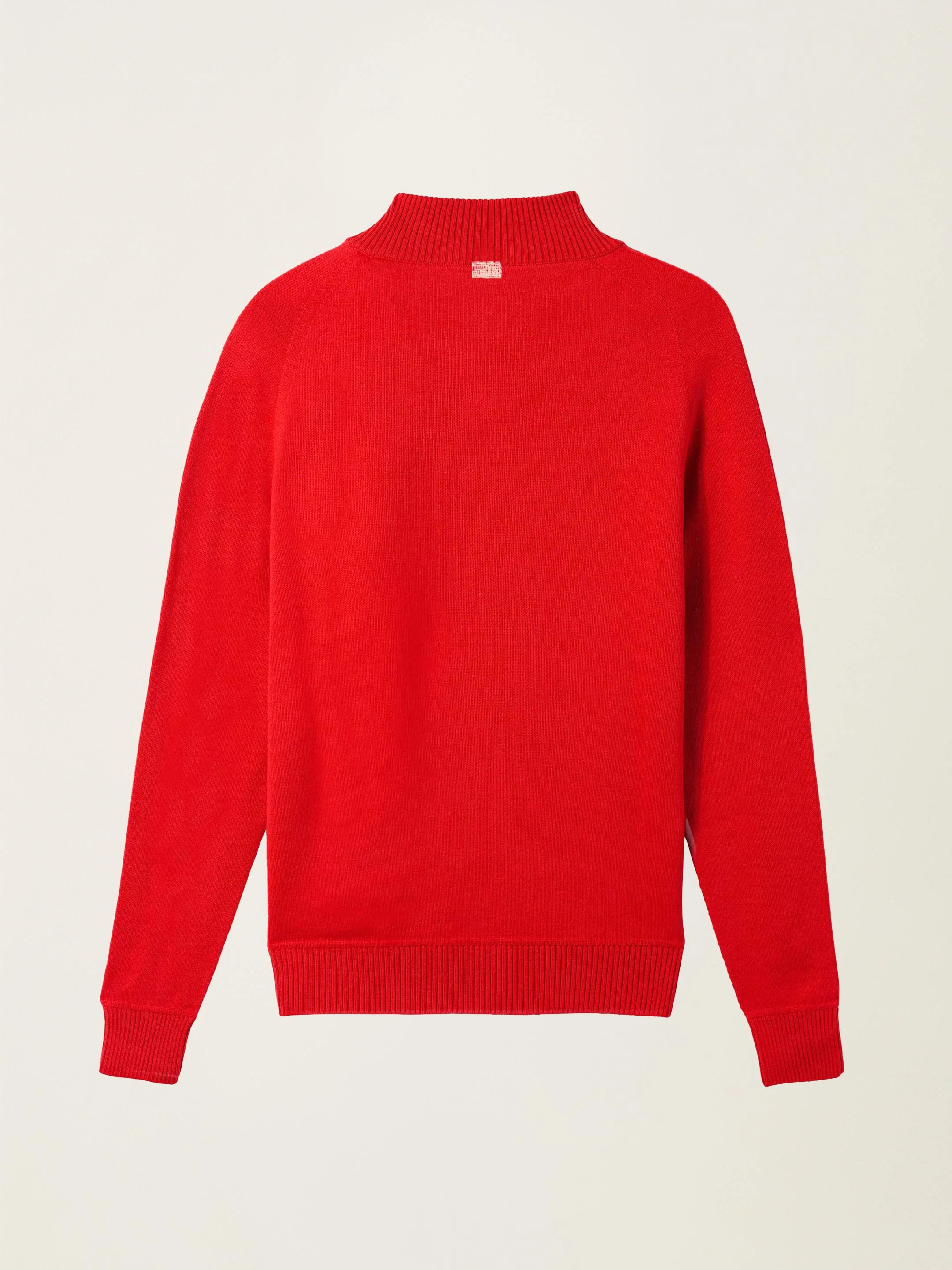 The Half Zip - Poppy Red - Image 4