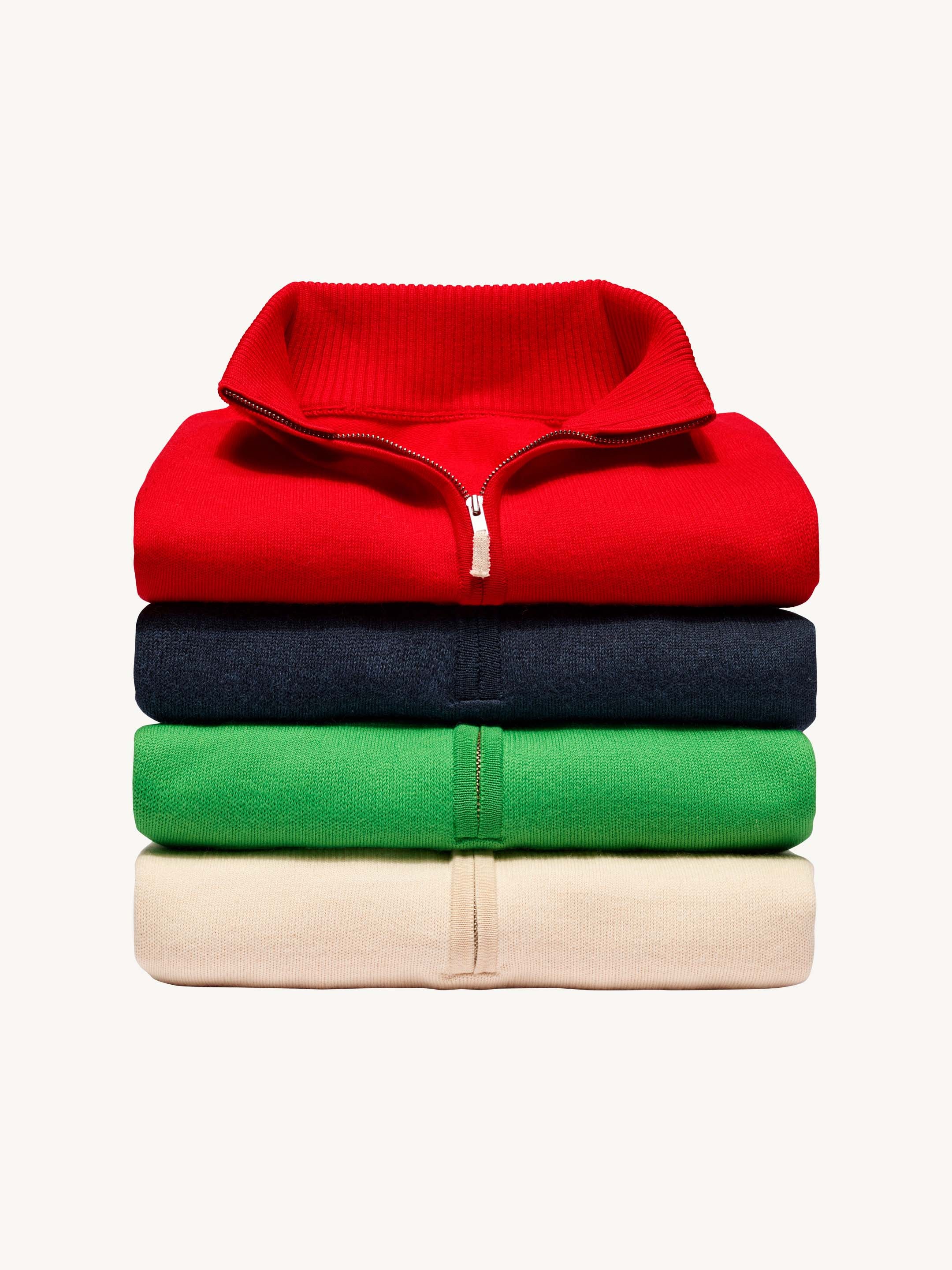 The Half Zip - Poppy Red - Image 7