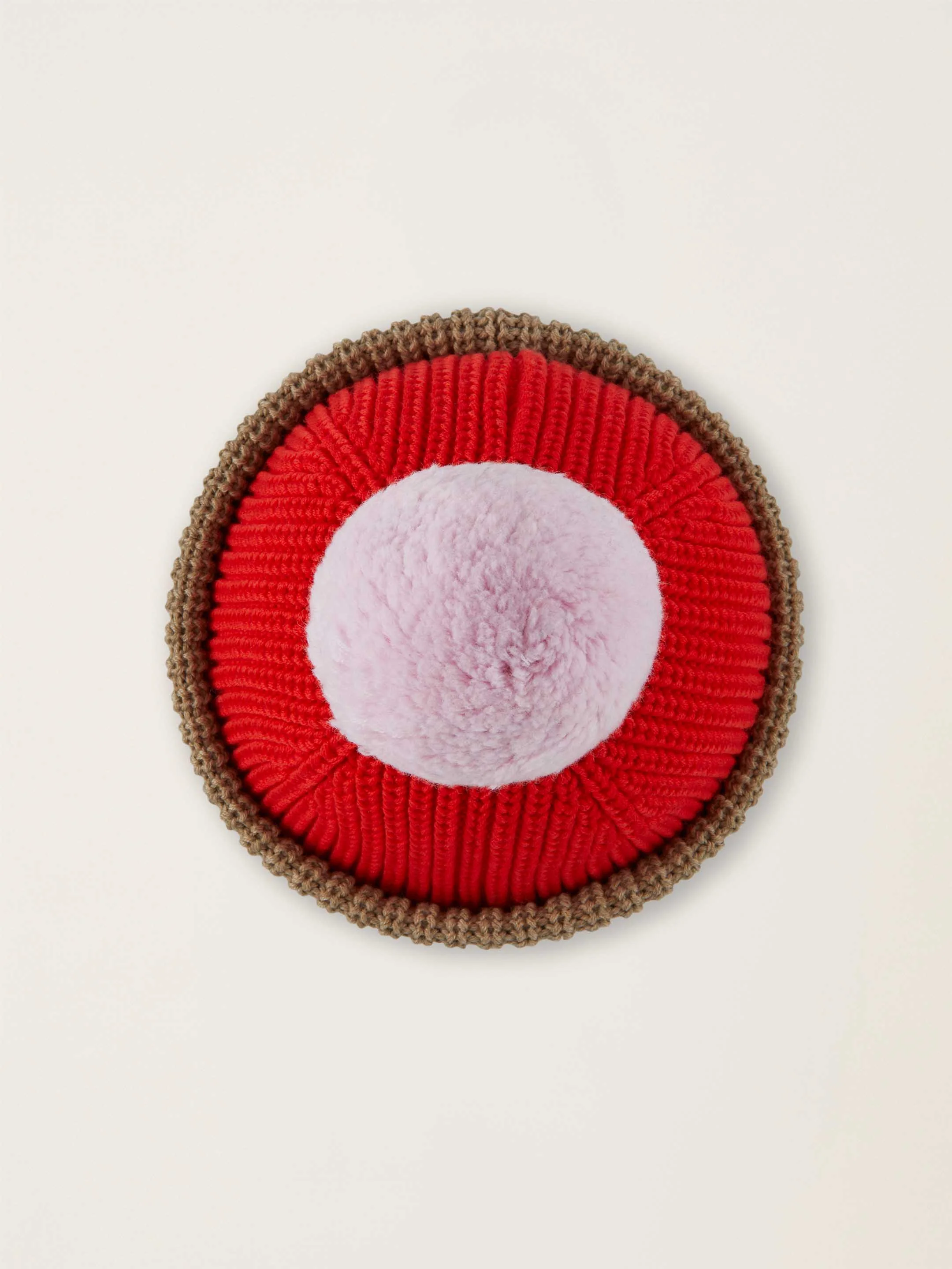 The Iconic Bobble Beanie - Poppy Red - Image 4