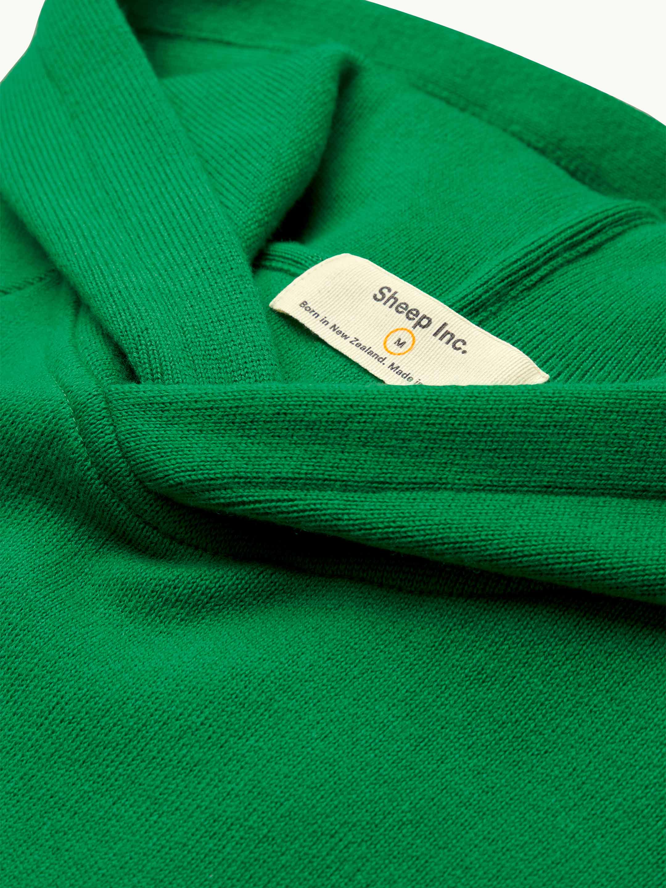 The Knitted Hoodie - Bottle Green - Image 8