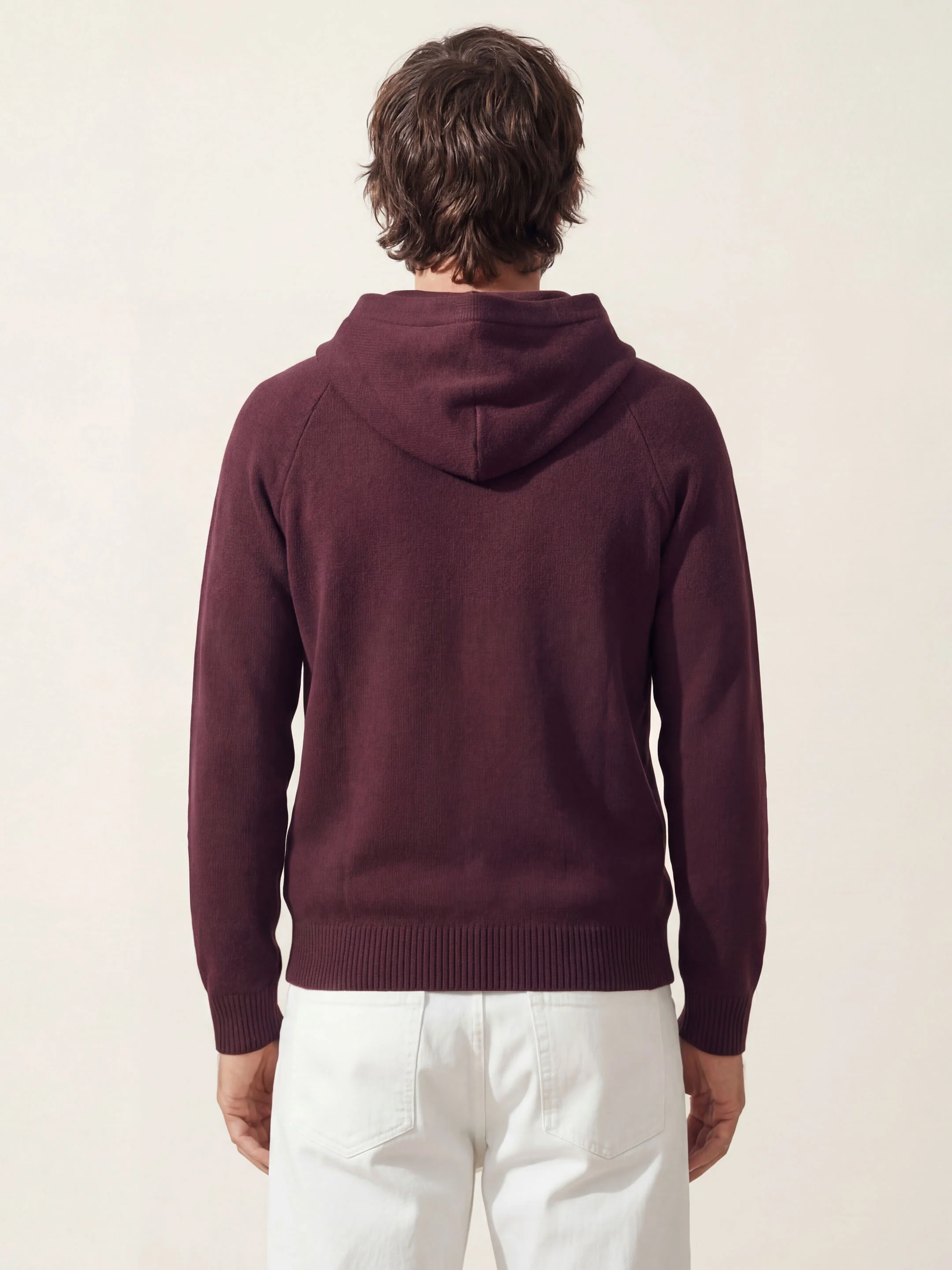 The Knitted Hoodie - Konini Burgundy - Image 5