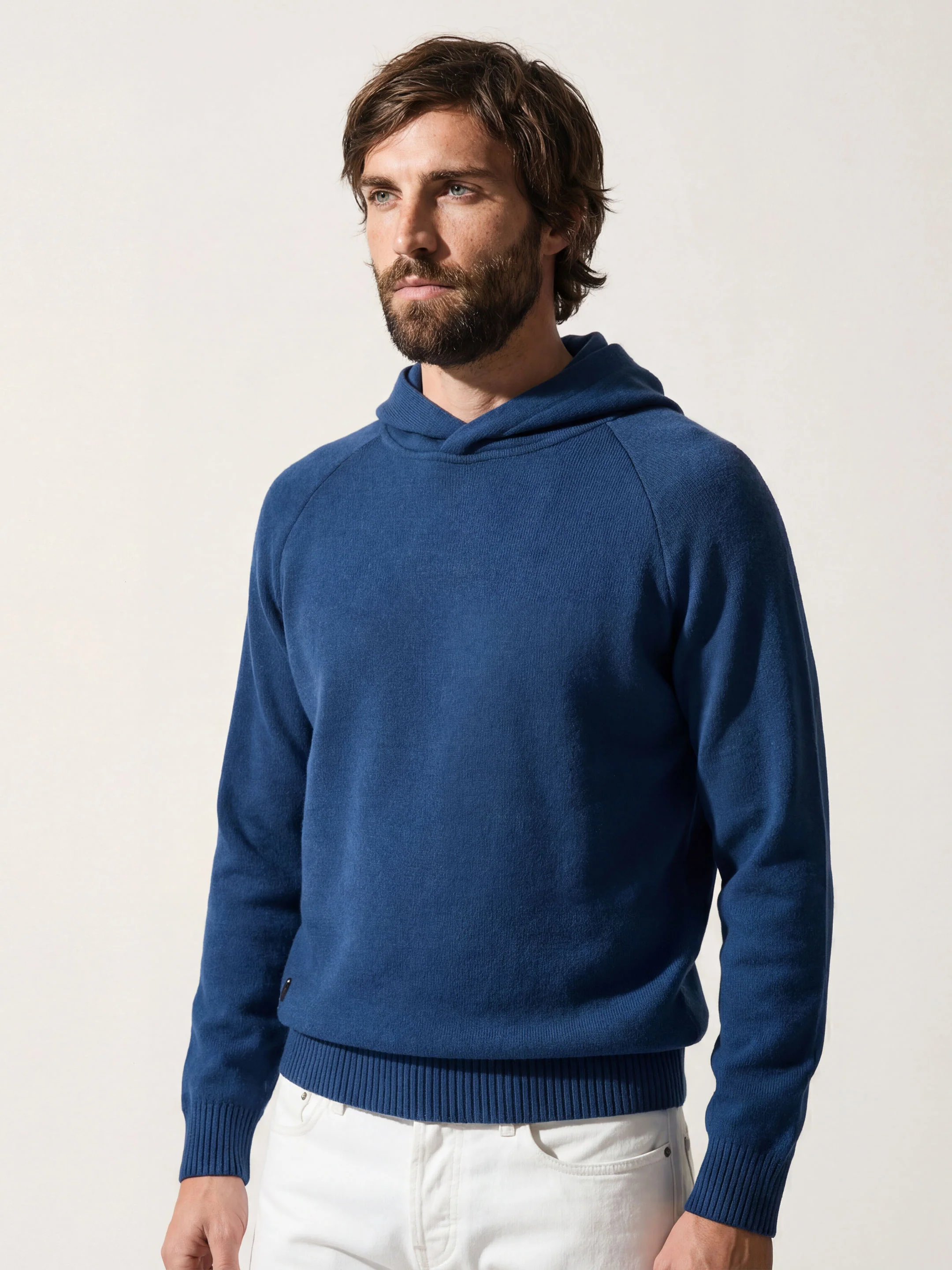 The Knitted Hoodie - Tasman Blue - Image 3