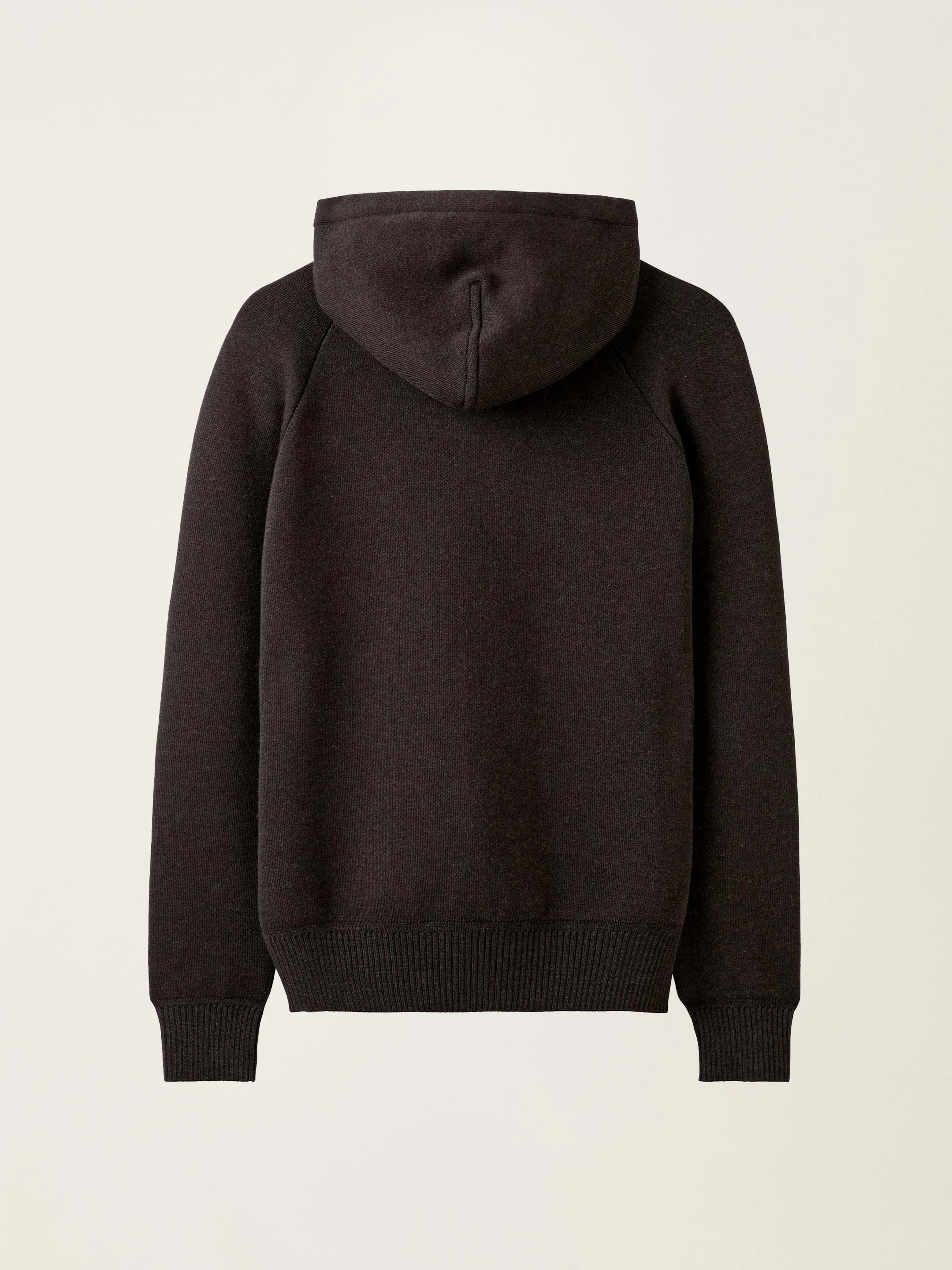 The Knitted Zip Hoodie - Anthracite Black - Image 5