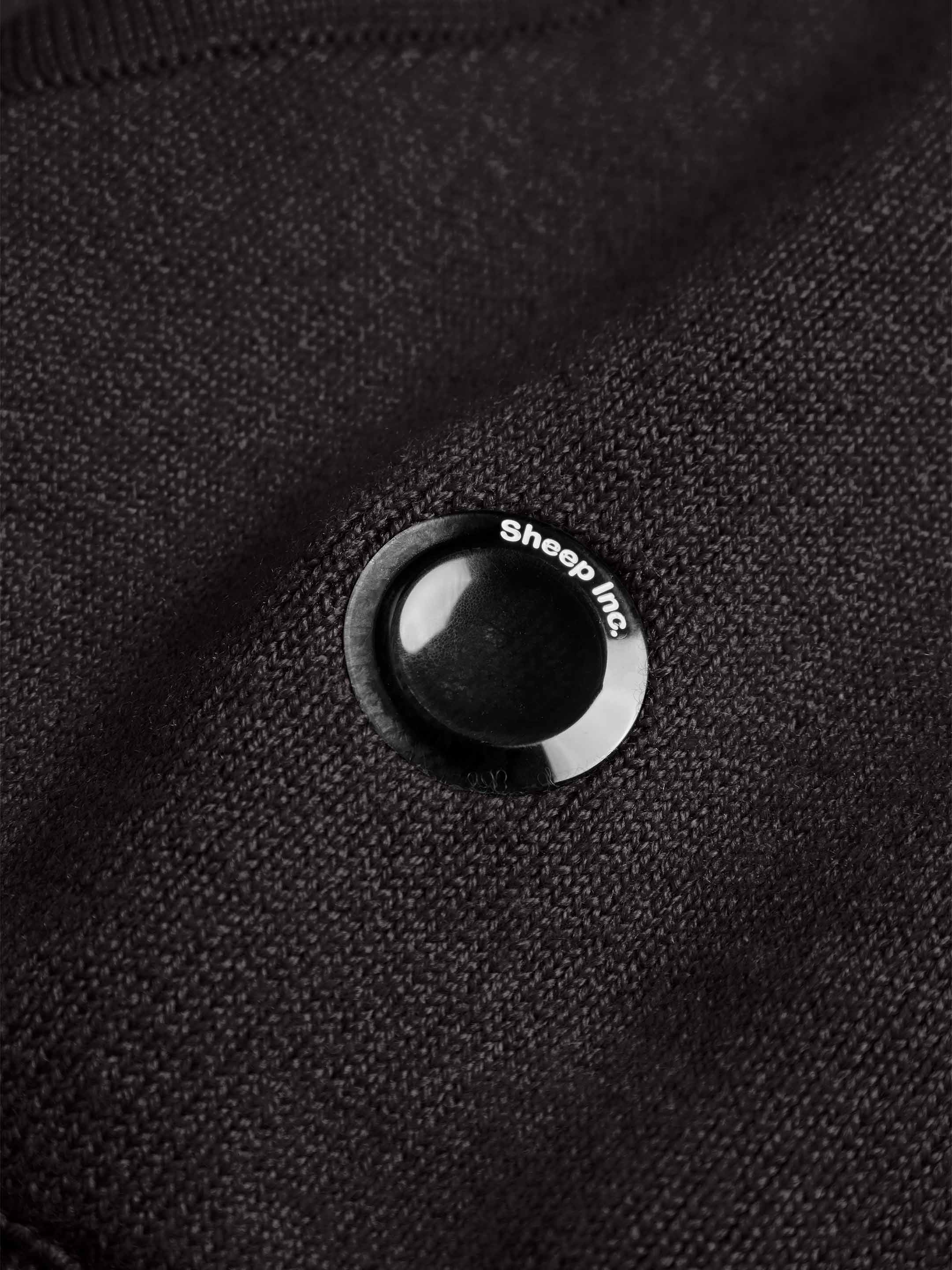 The Knitted Zip Hoodie - Anthracite Black - Image 7