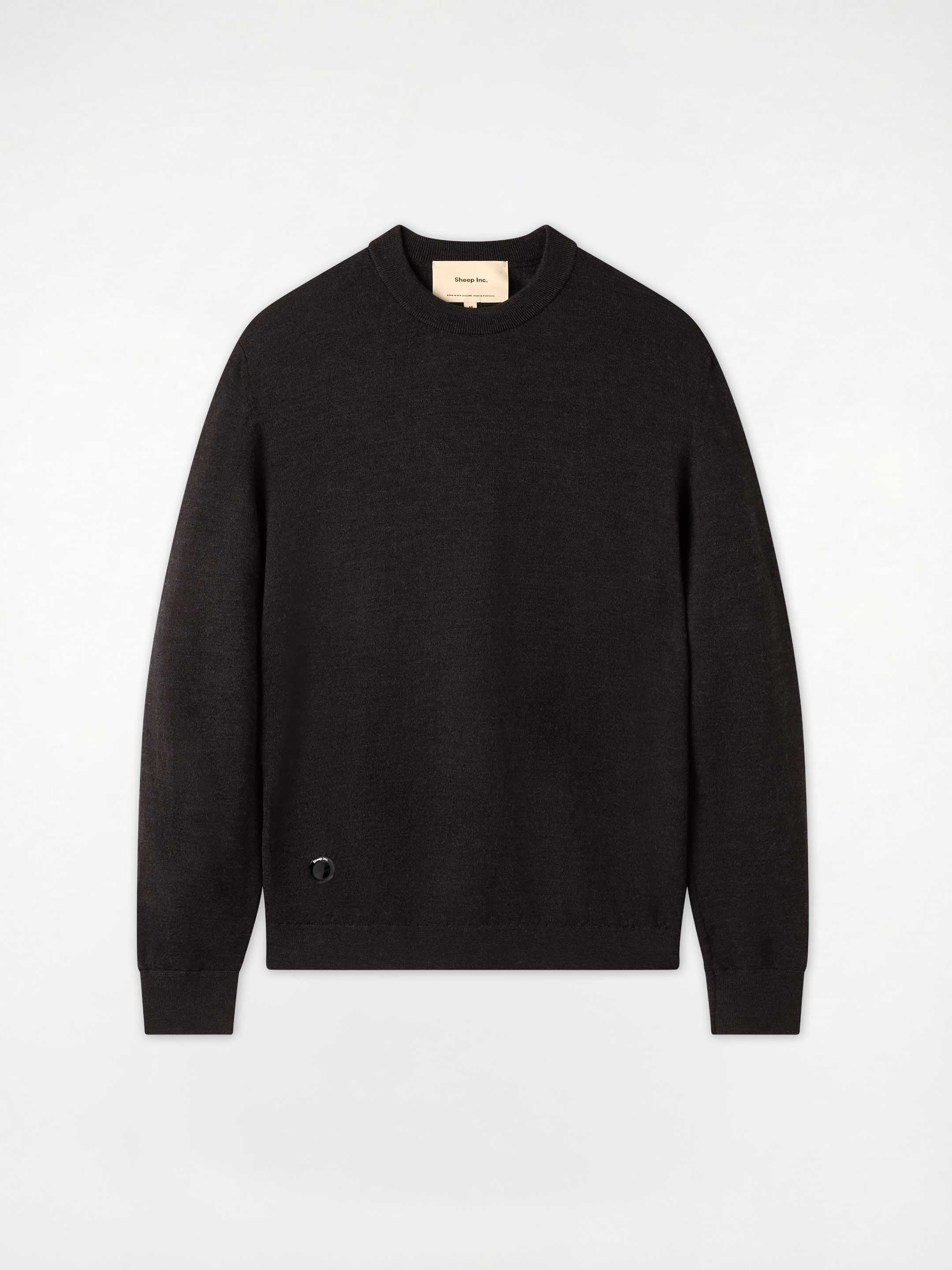 The Fine Knit Crewneck - Anthracite Black - Image 4
