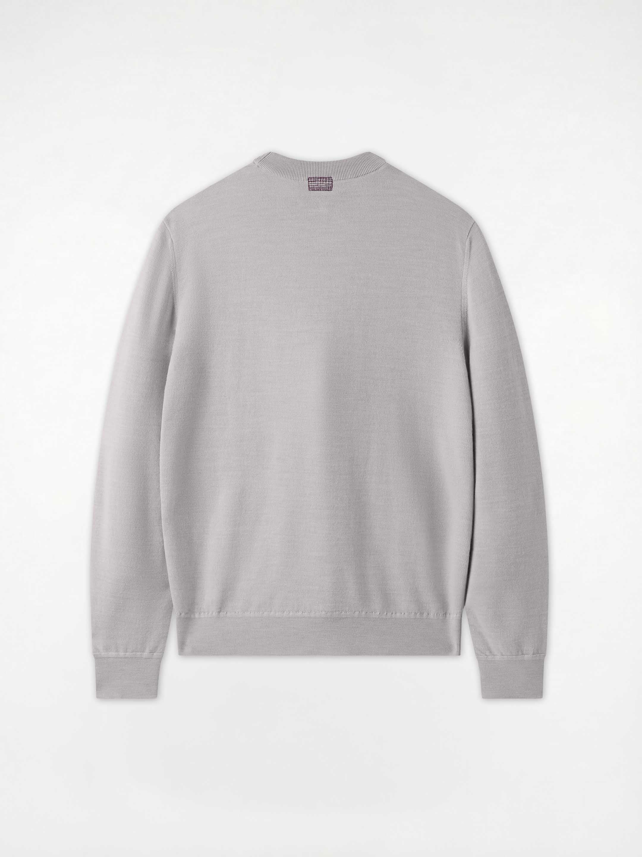 The Fine Knit Crewneck - Moon Grey - Image 5