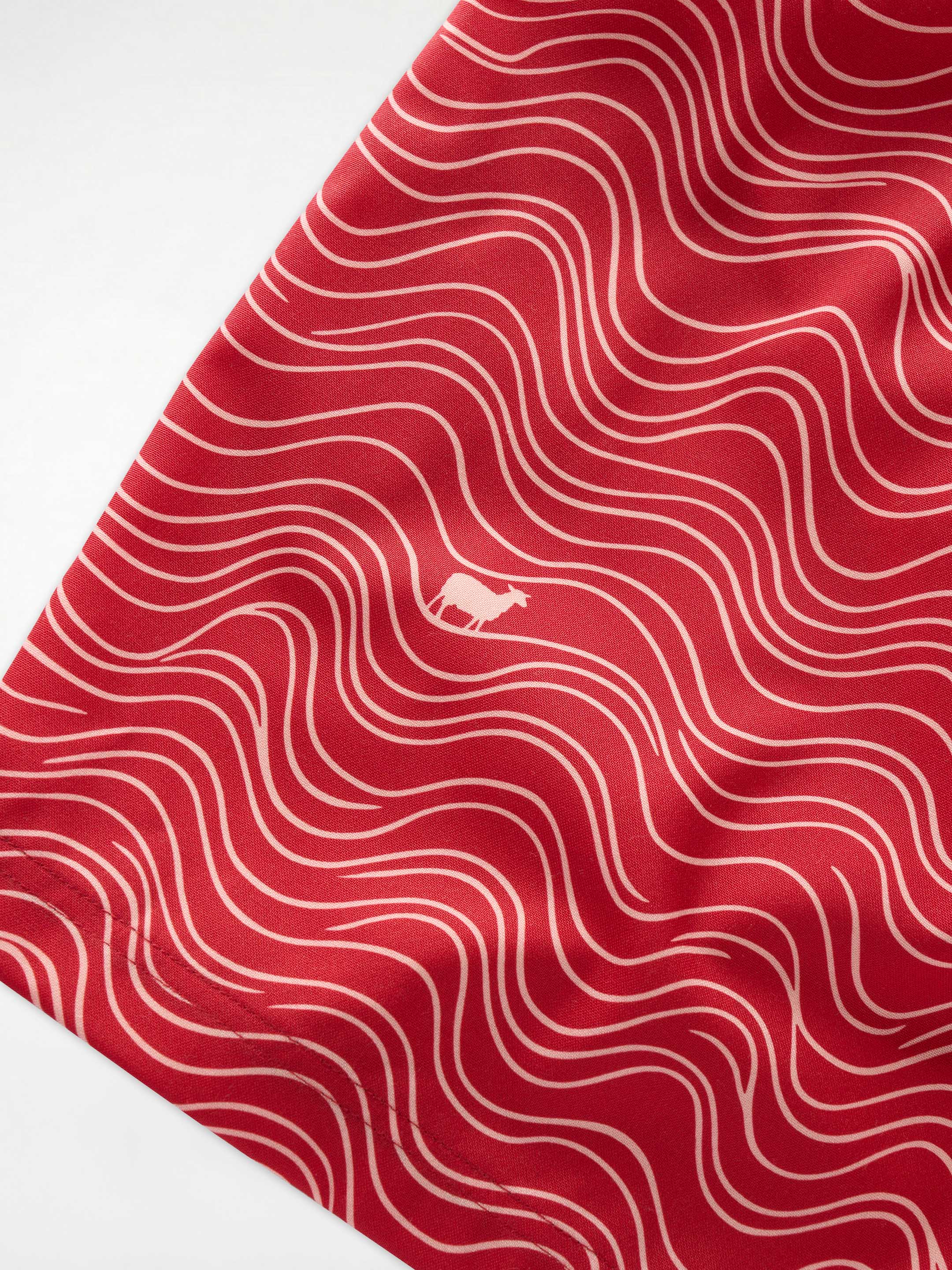 The Merino Swim Shorts - Crimson Current - Image 6