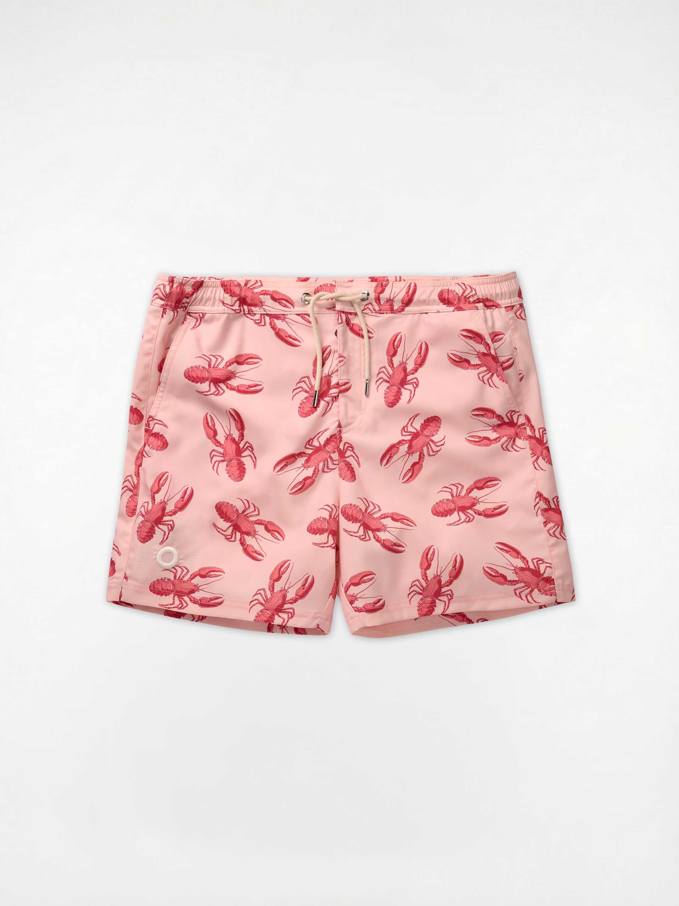 The Merino Swim Shorts - Pink Lobster - Image 3