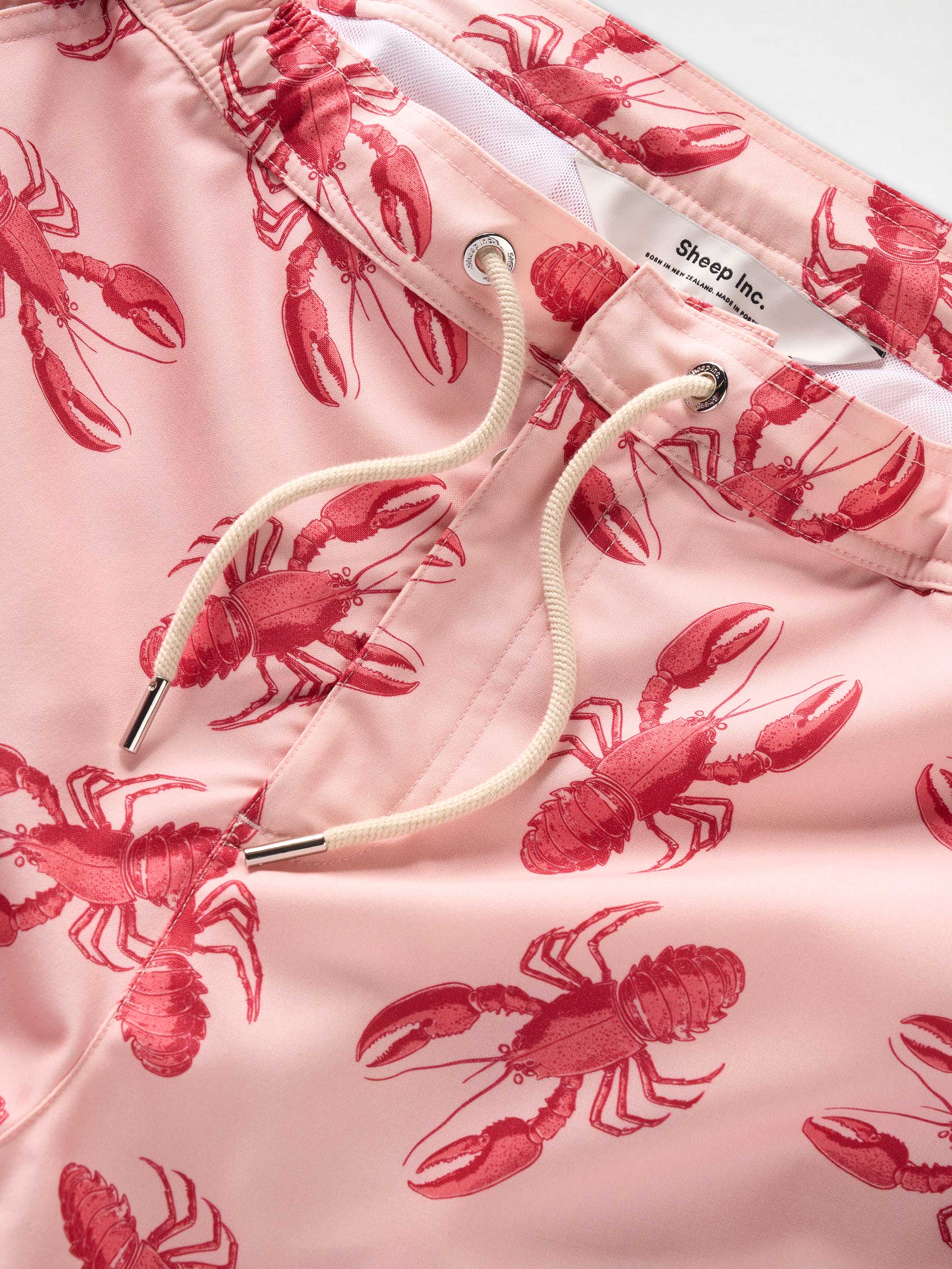 The Merino Swim Shorts - Pink Lobster - Image 5