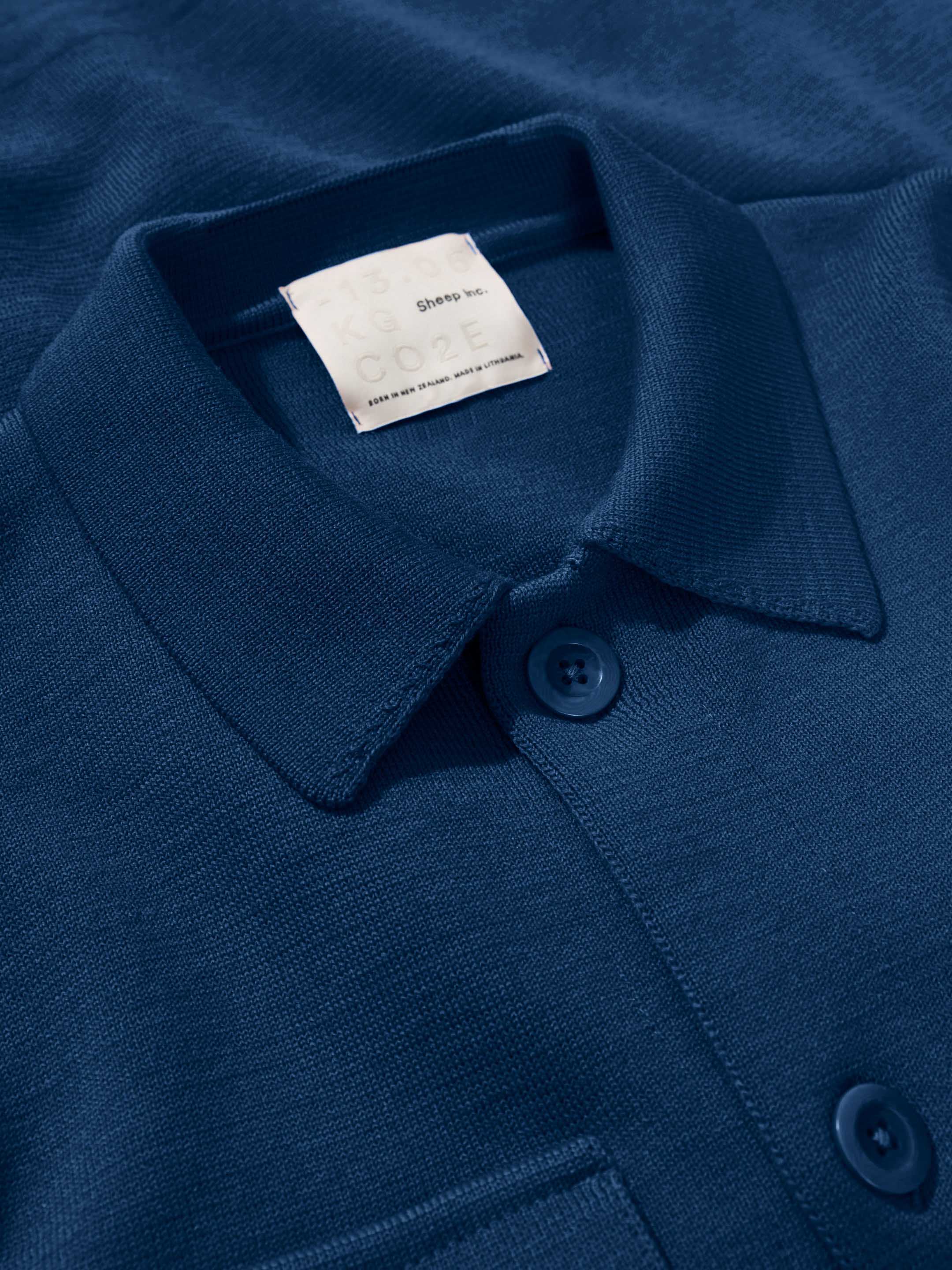 The Over Shirt - Atlantic Blue - Image 8