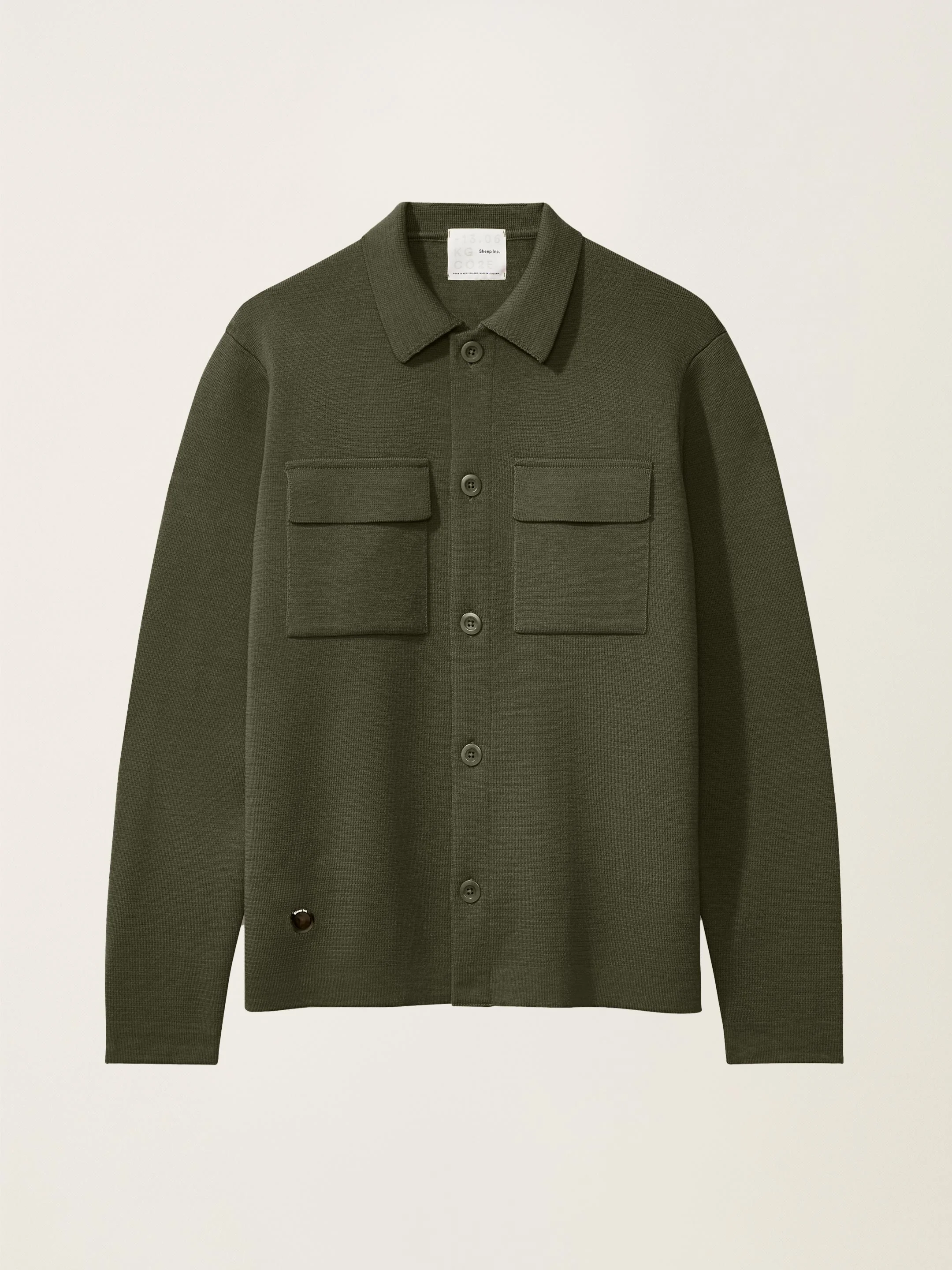 The Over Shirt - Moss Green - Image 6