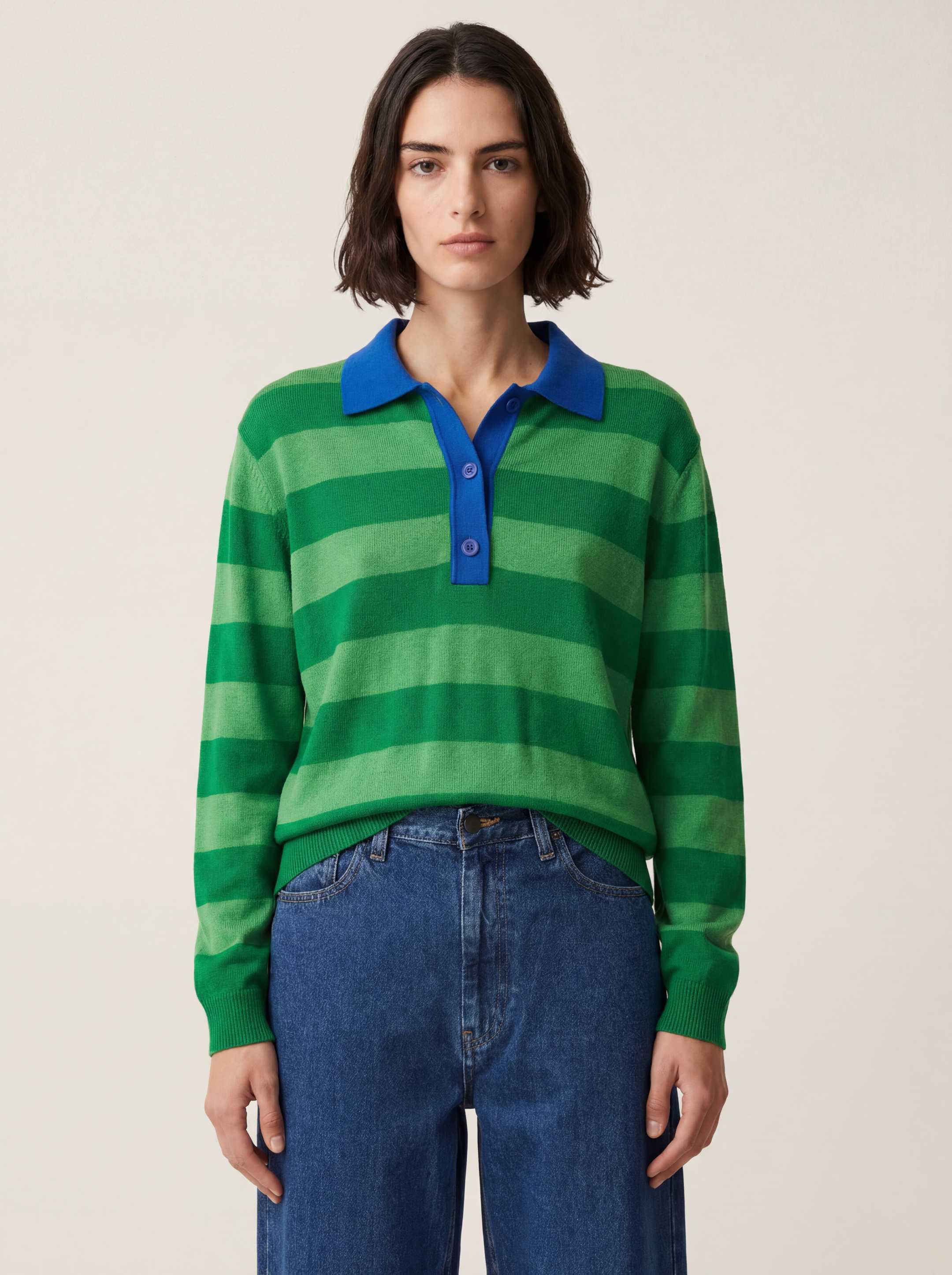 The Rugby Polo - Bottle Green - Image 4