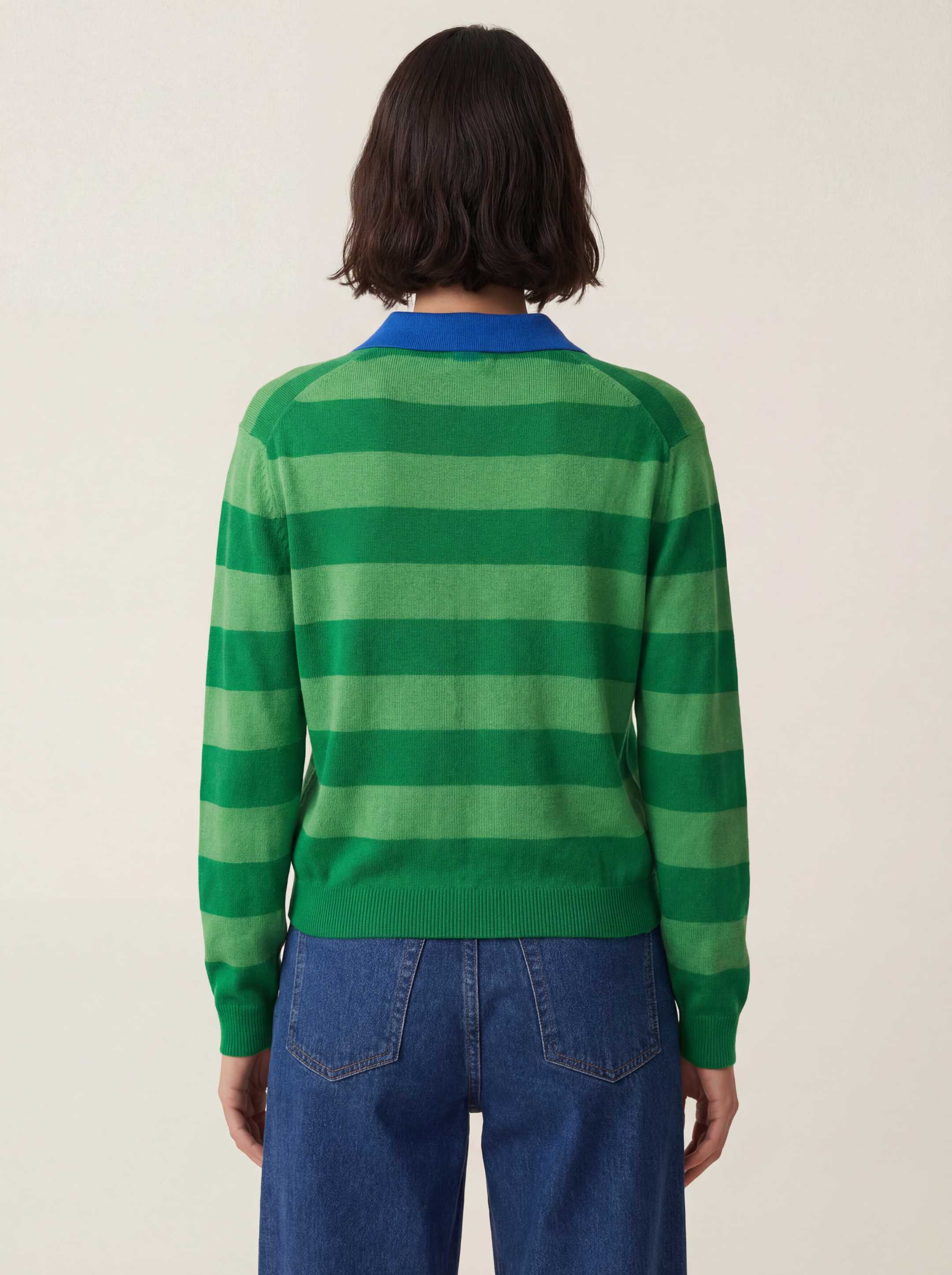 The Rugby Polo - Bottle Green - Image 6