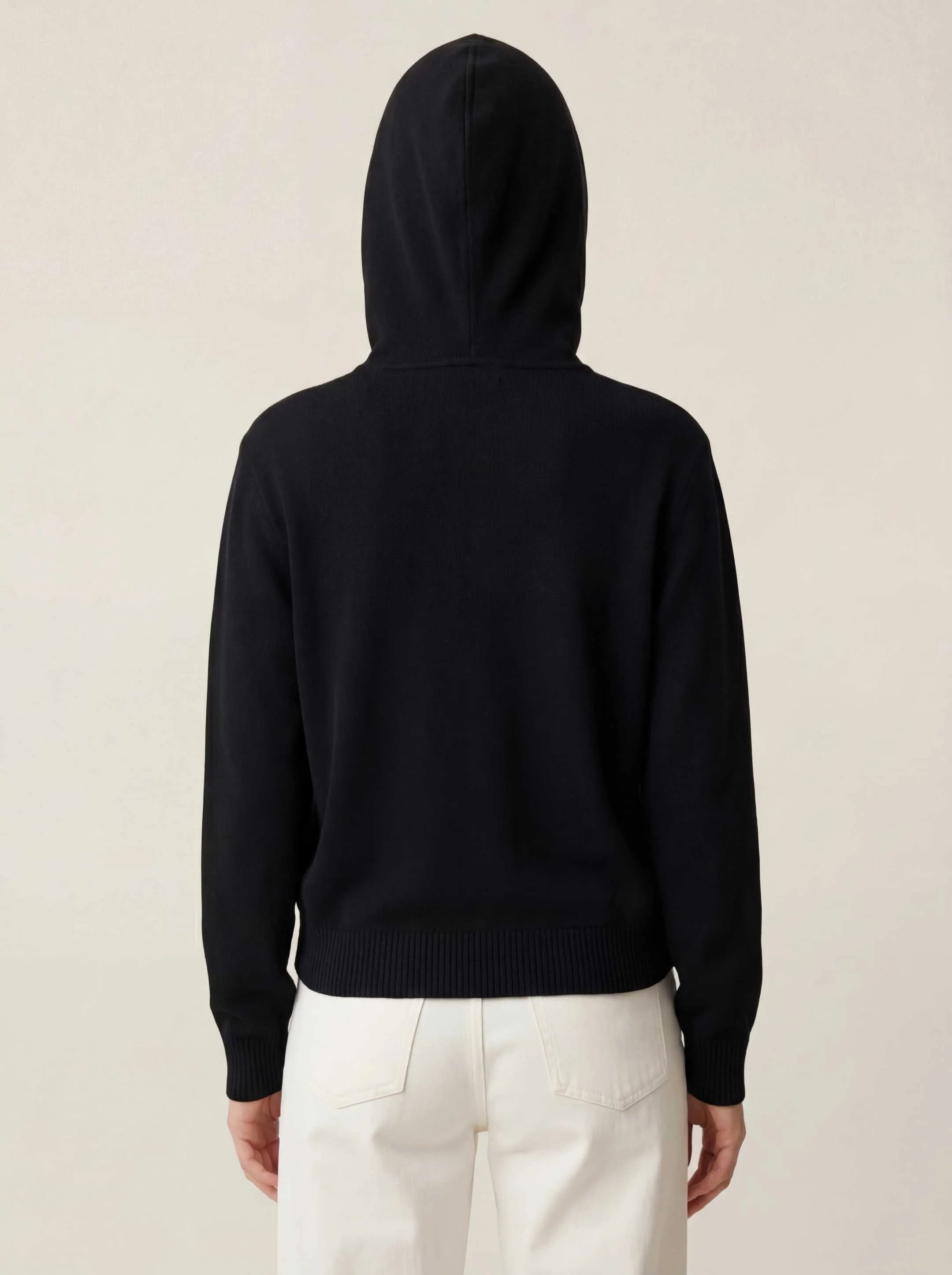 The Signature Merino Hoodie - Anthracite Black - Image 4