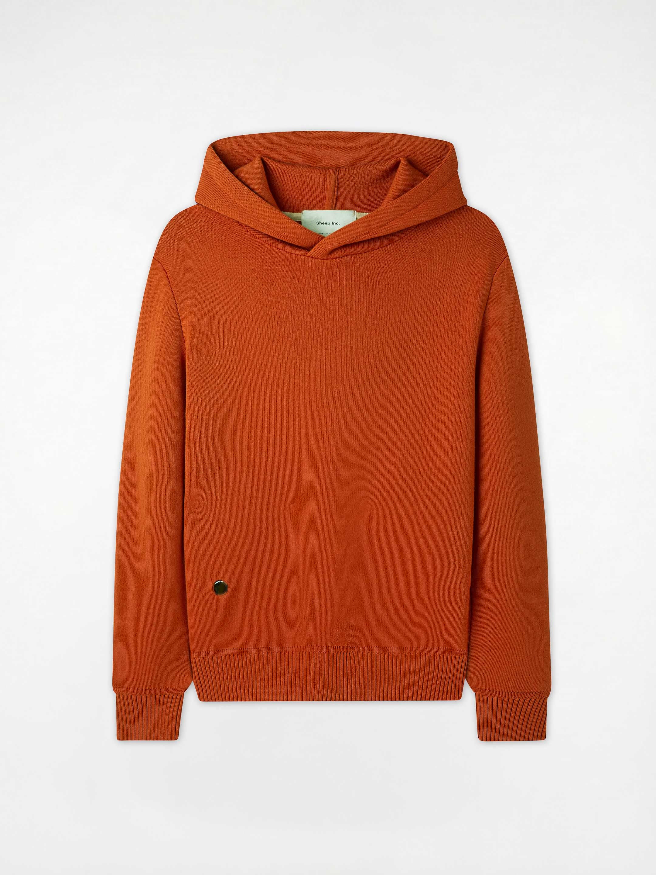 The Signature Merino Hoodie - Burnt Orange - Image 5