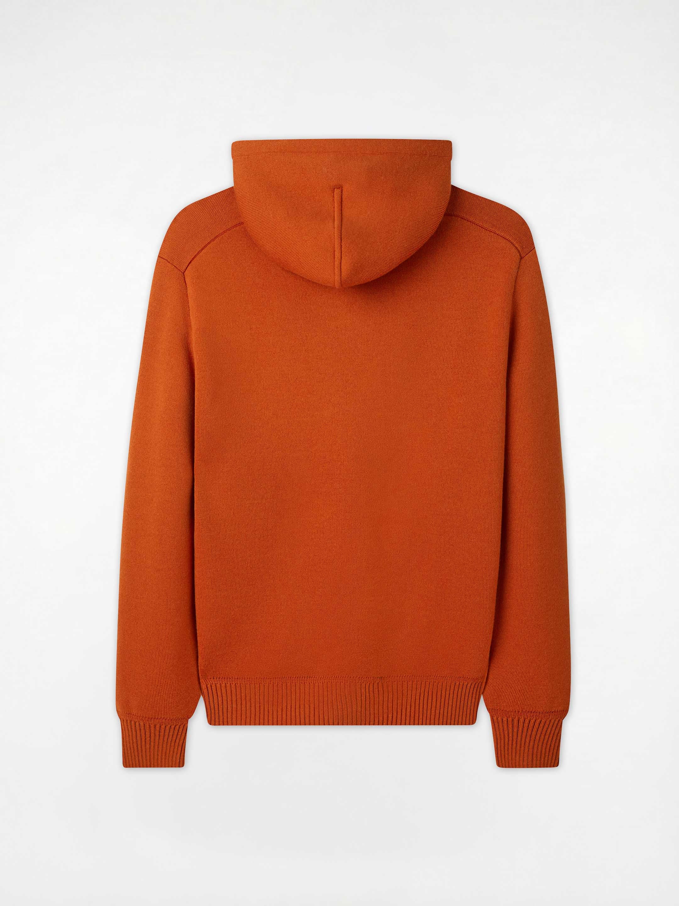 The Signature Merino Hoodie - Burnt Orange - Image 8