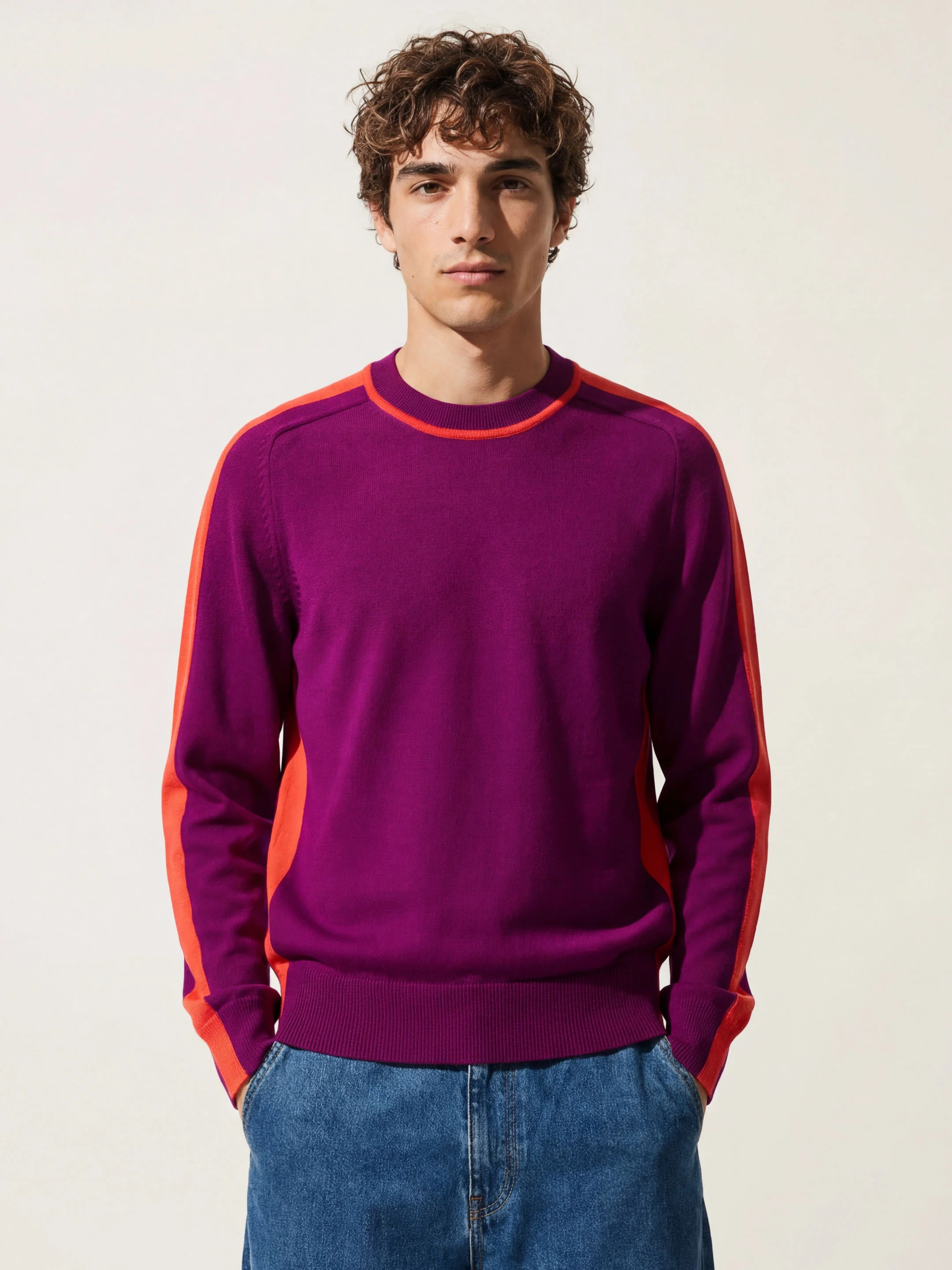 The Silhouette Crewneck - Royal Purple