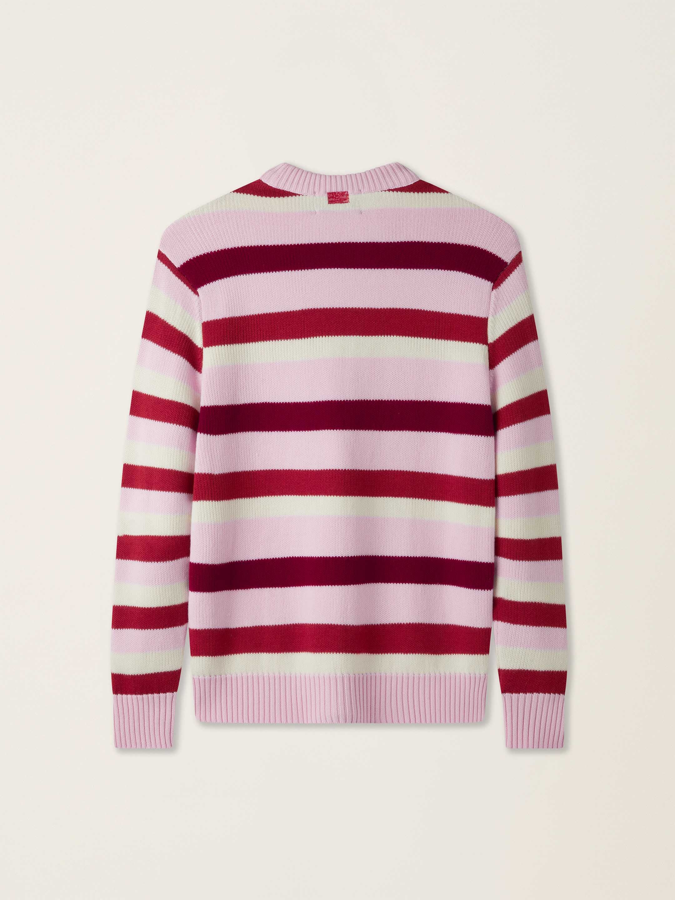 The Stripe Crewneck - Candyfloss Pink - Image 8