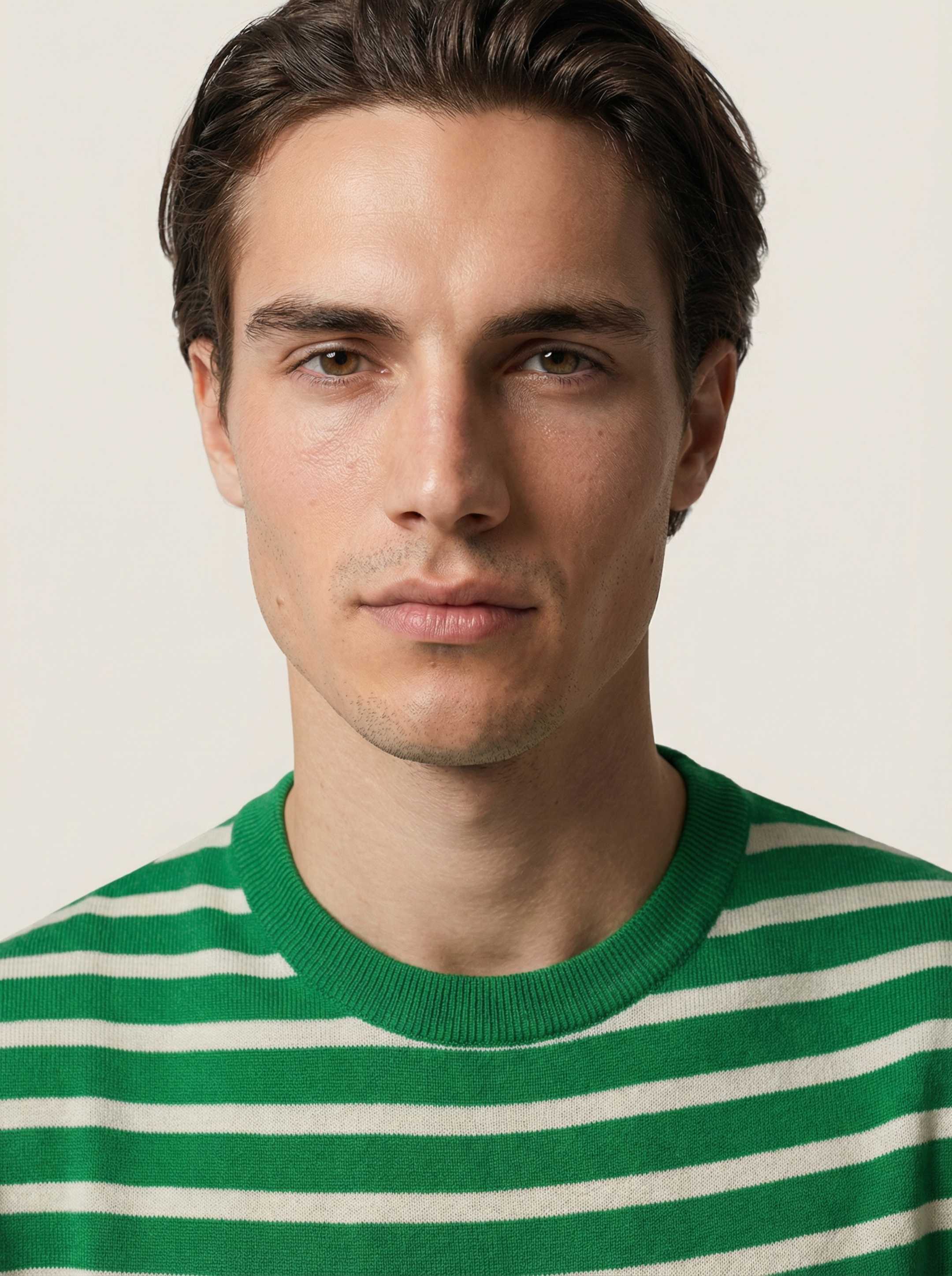 The Stripe T-Shirt - Bottle Green - Image 5