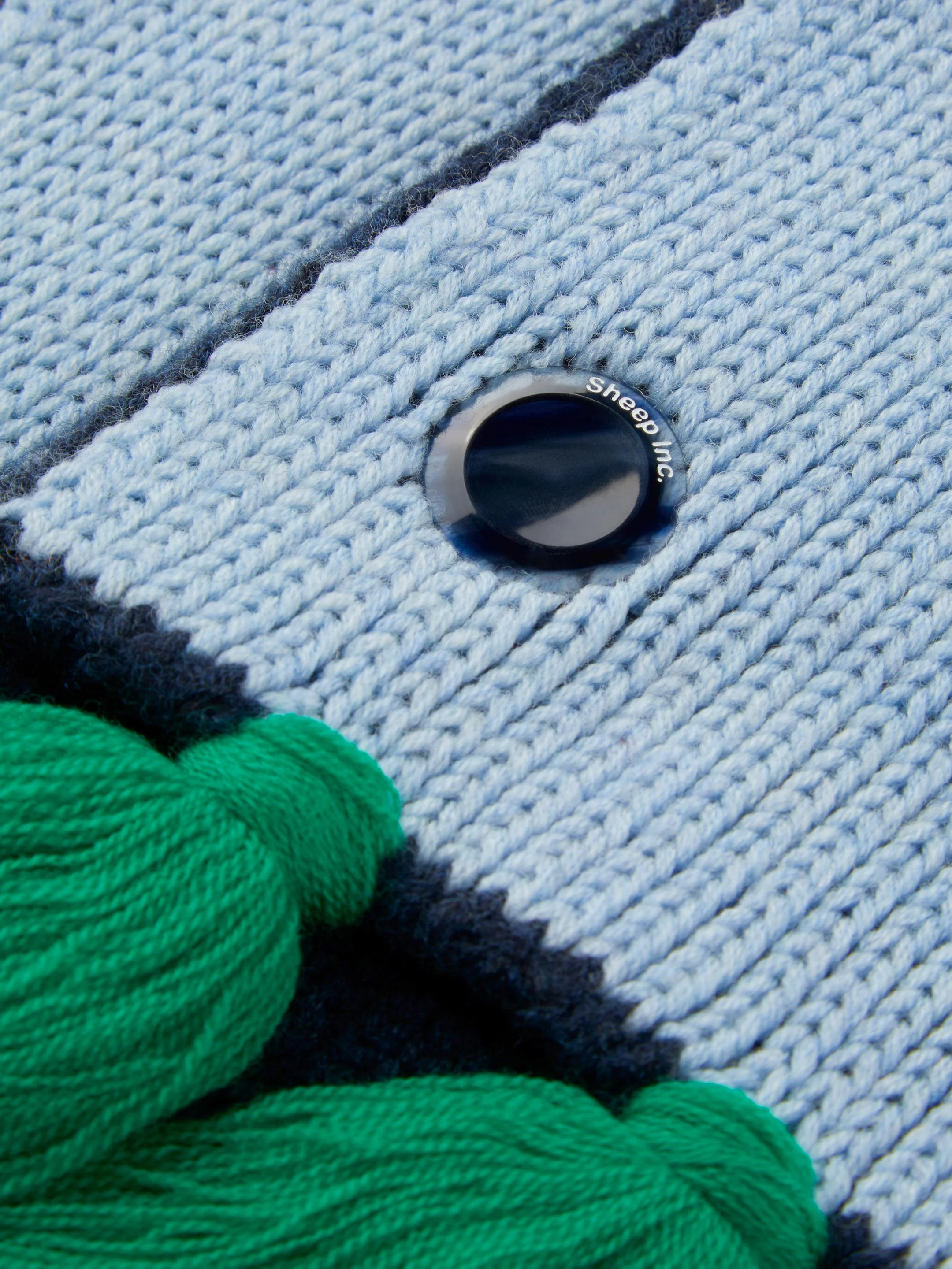 The Tassel Trail Scarf - Cloud Blue - Image 4