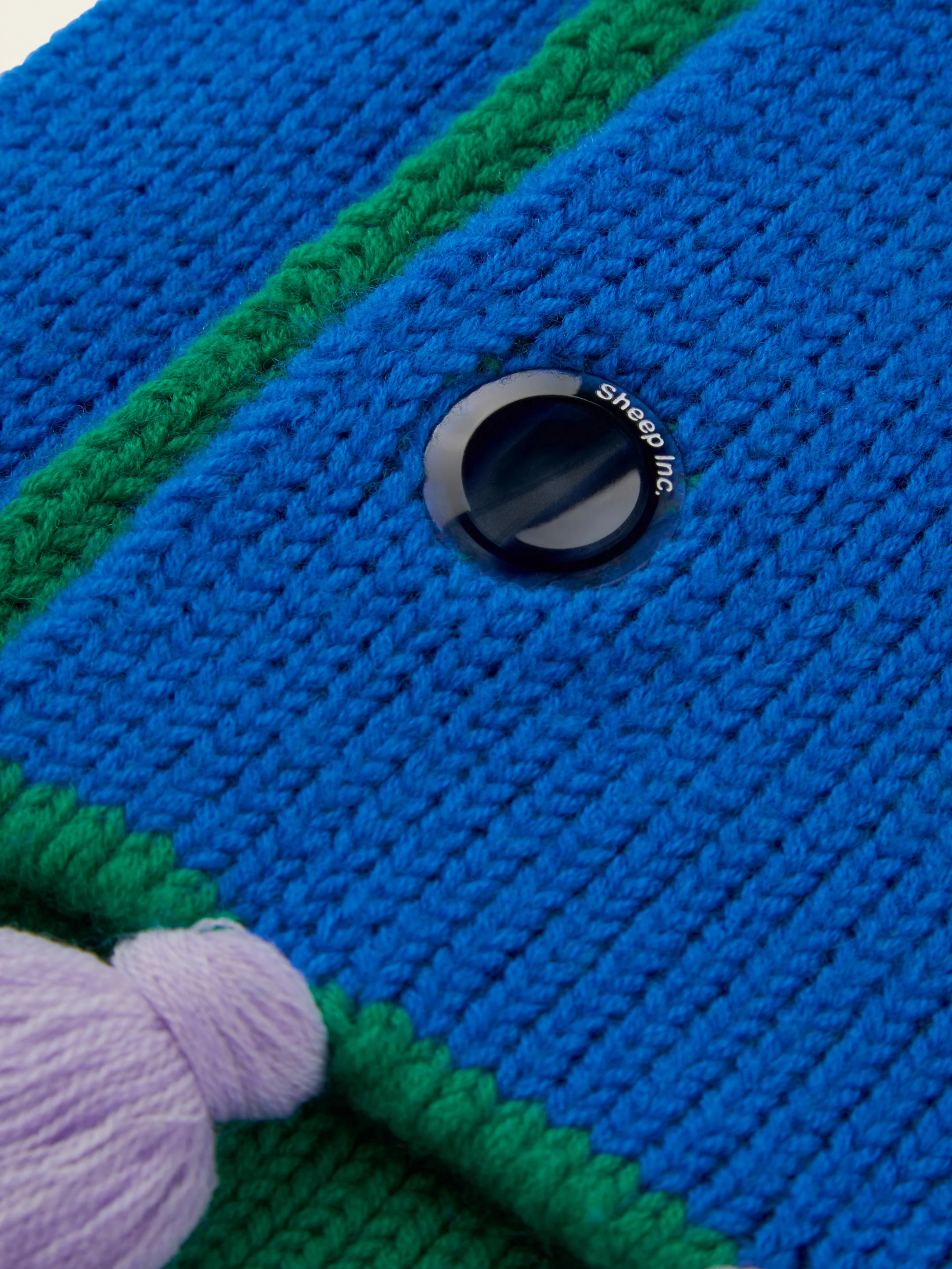 The Tassel Trail Scarf - Cobalt Blue - Image 4
