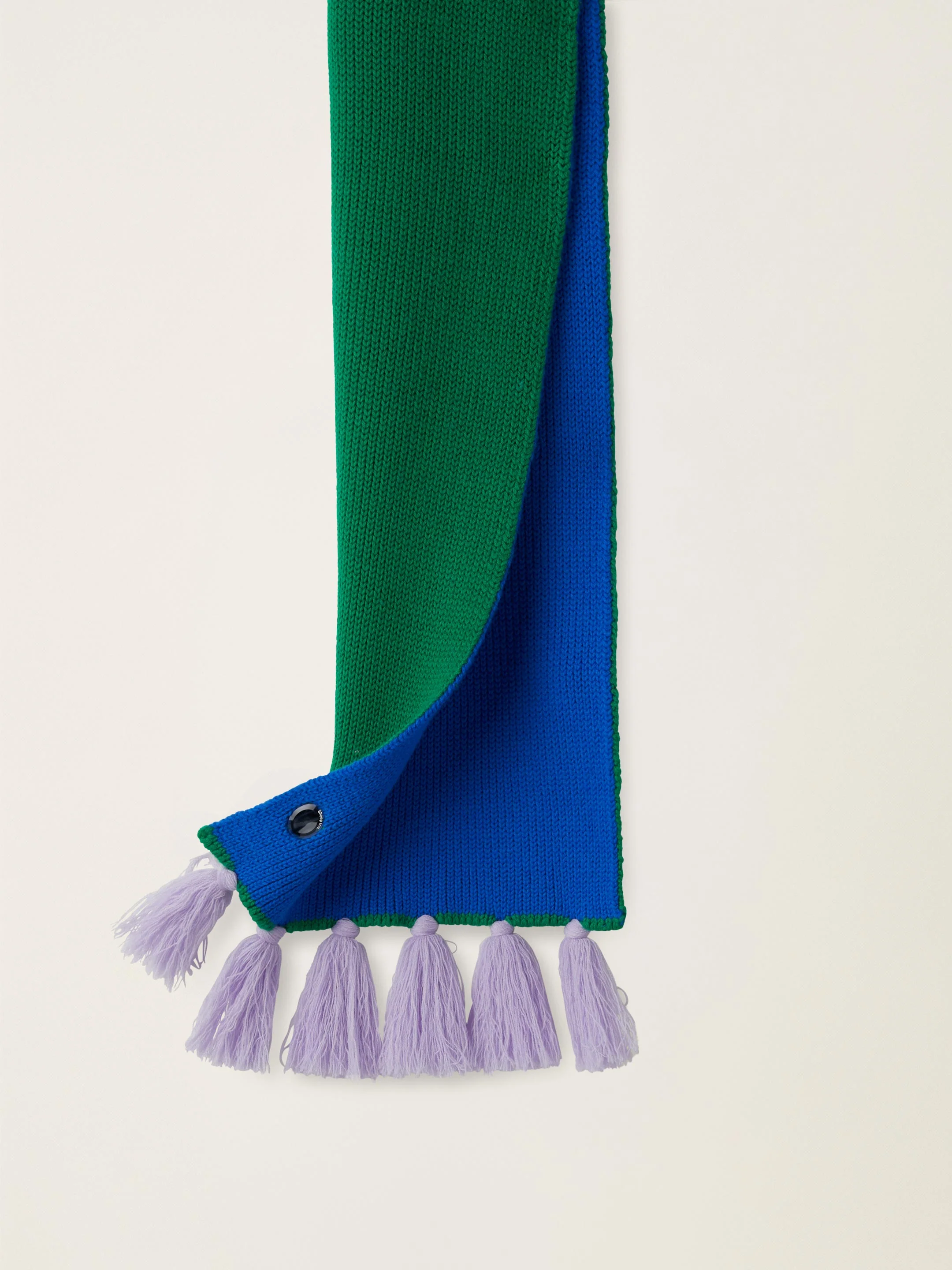 The Tassel Trail Scarf - Cobalt Blue - Image 5