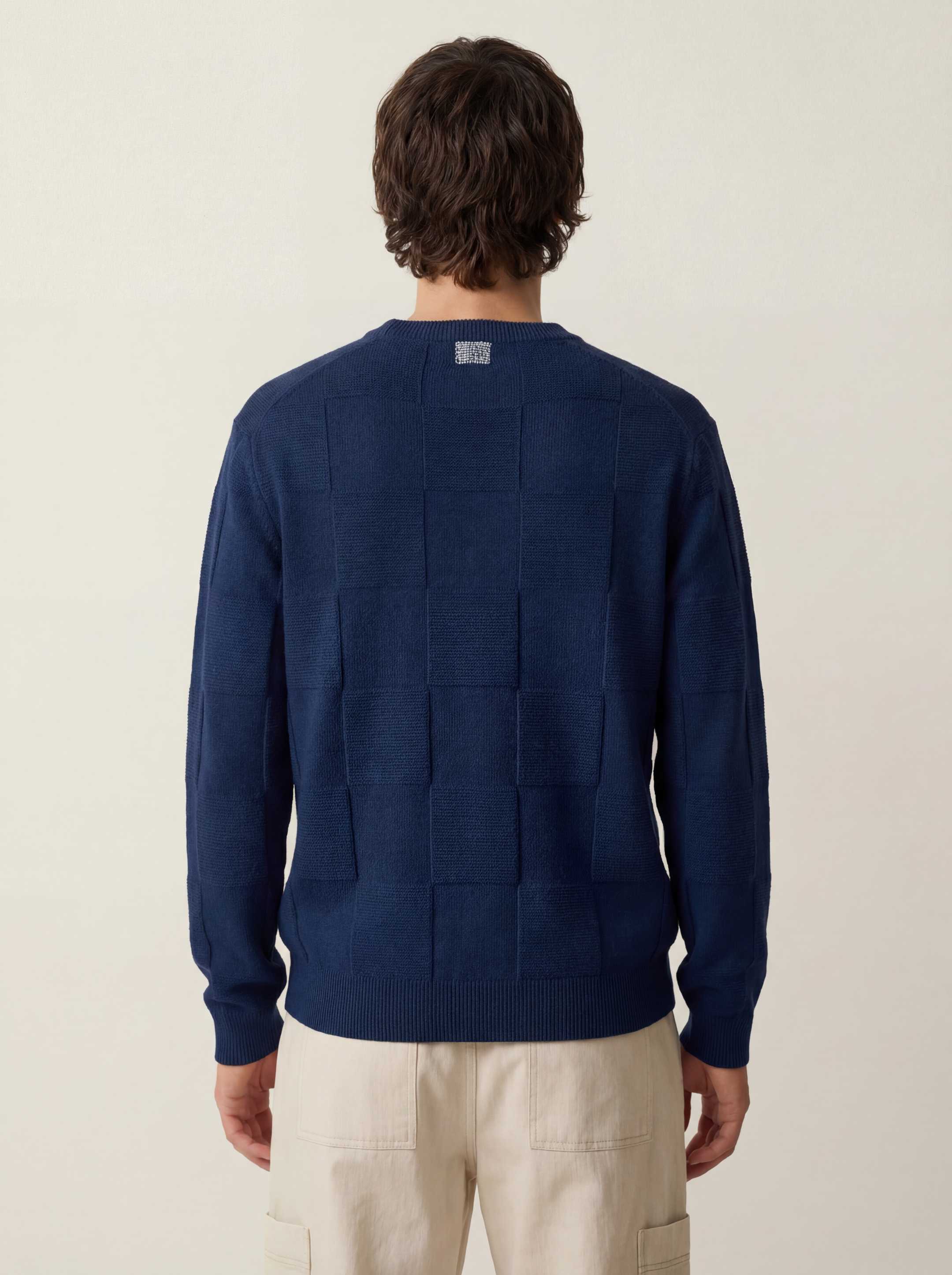 The Textured Crewneck - Tasman Blue - Image 5