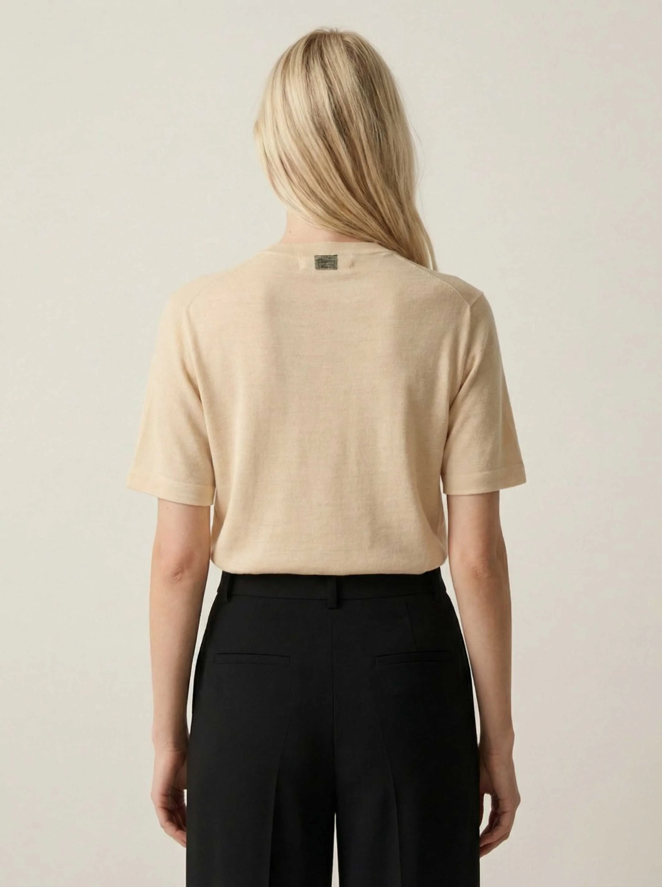 Ultra-Light T-Shirt - Almond White - Image 6