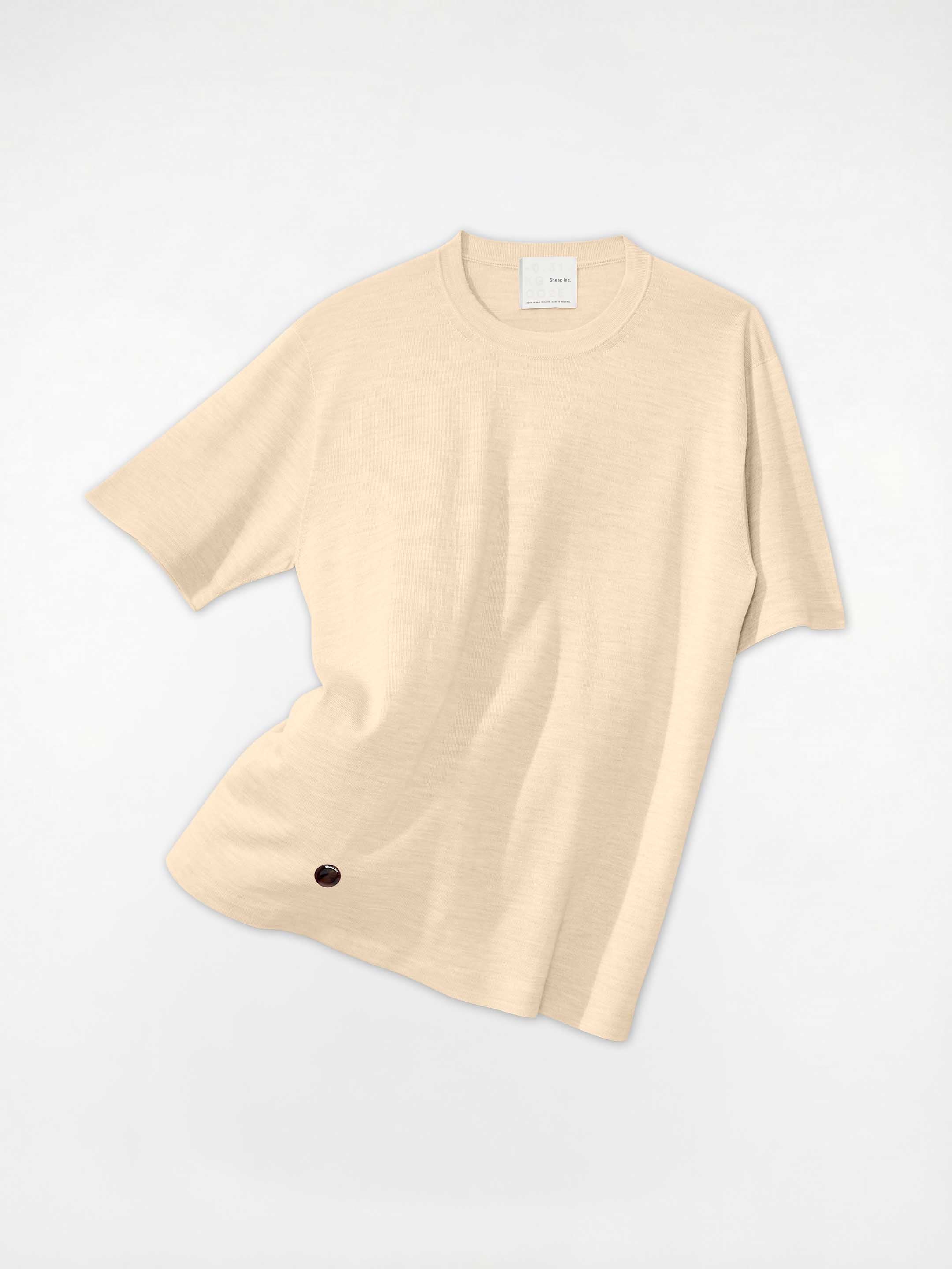 Ultra-Light T-Shirt - Almond White - Image 8