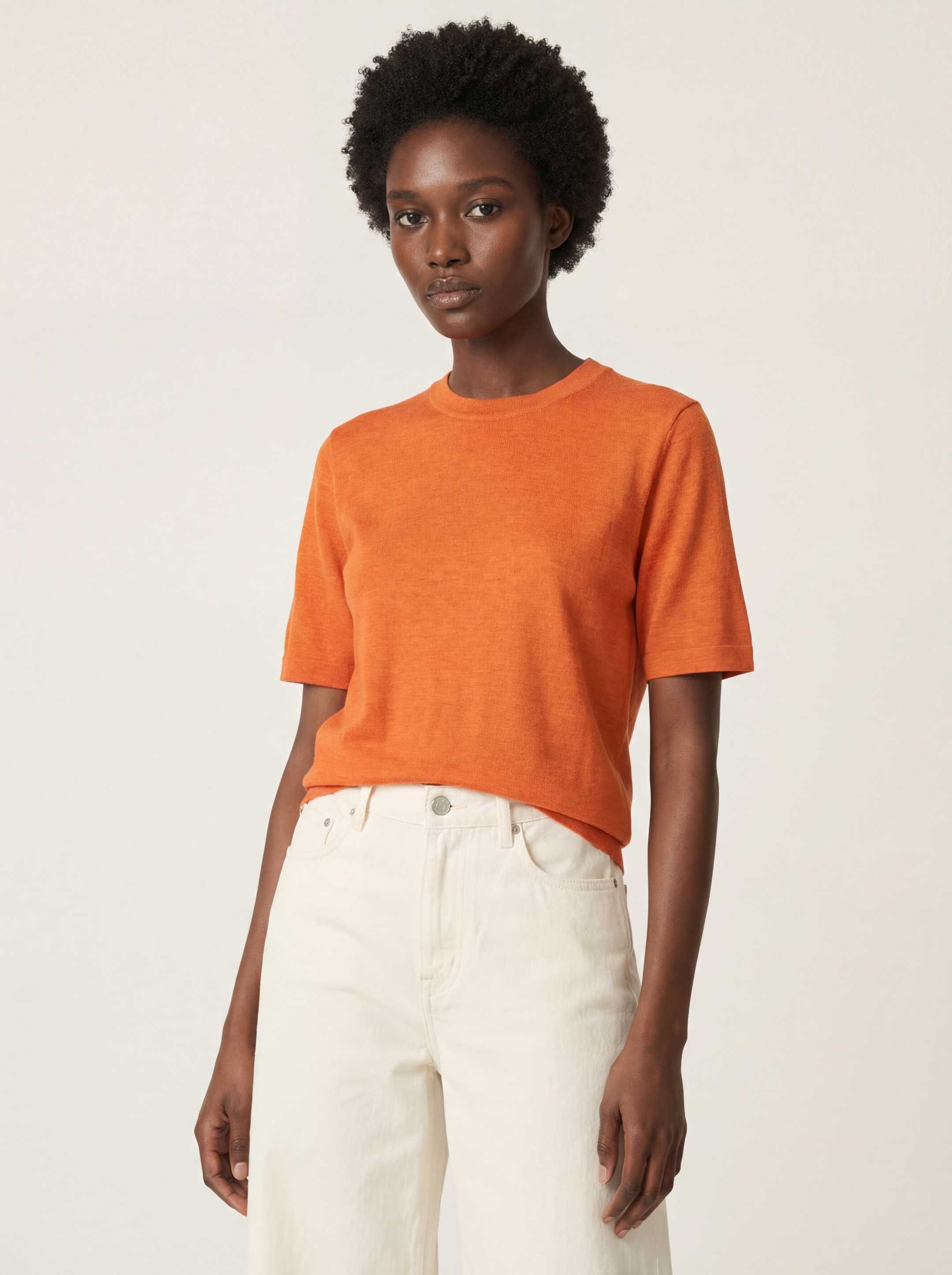 Ultra-Light T-Shirt - Burnt Orange - Image 4