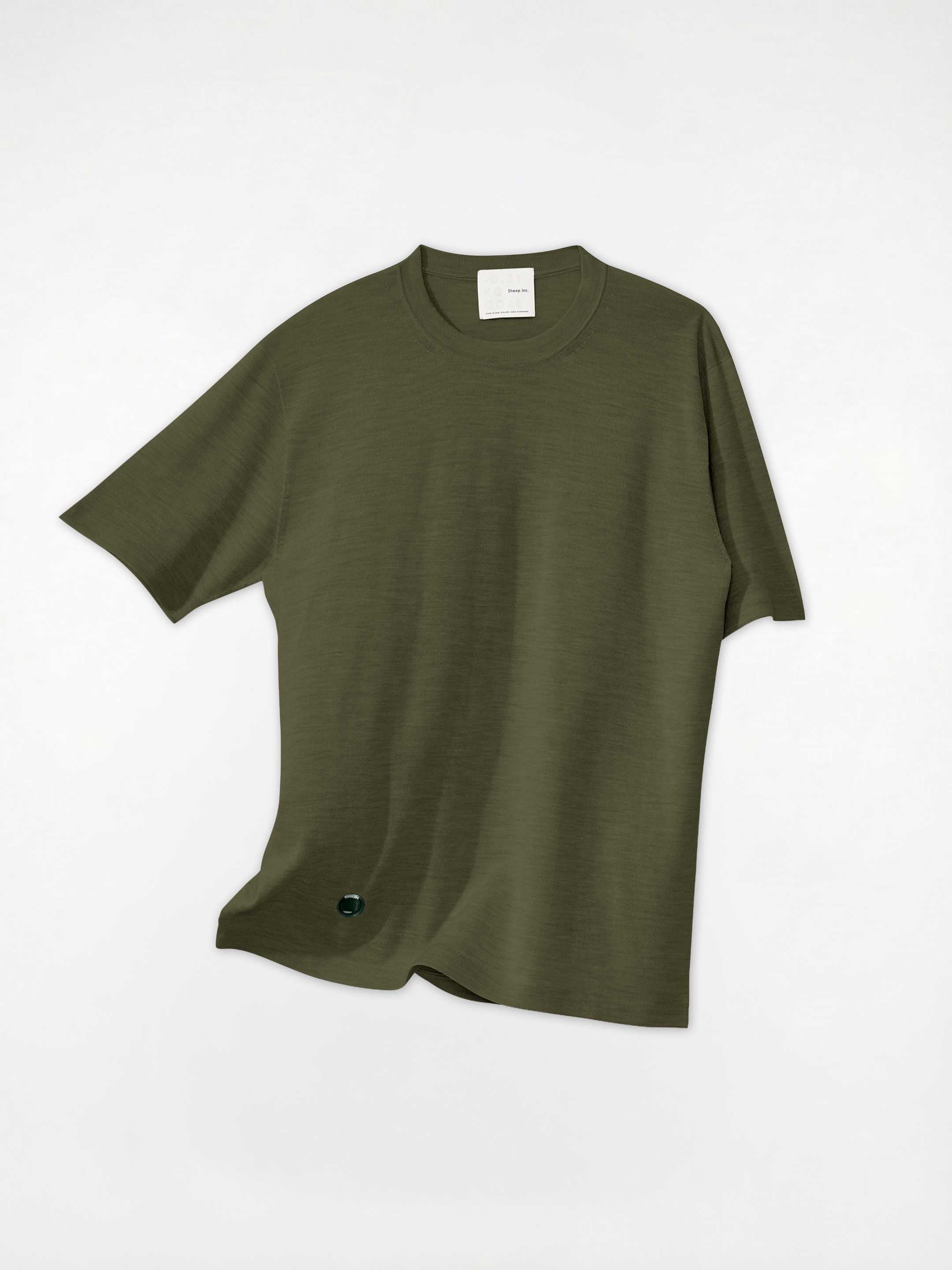 Ultra-Light T-Shirt - Moss Green - Image 7